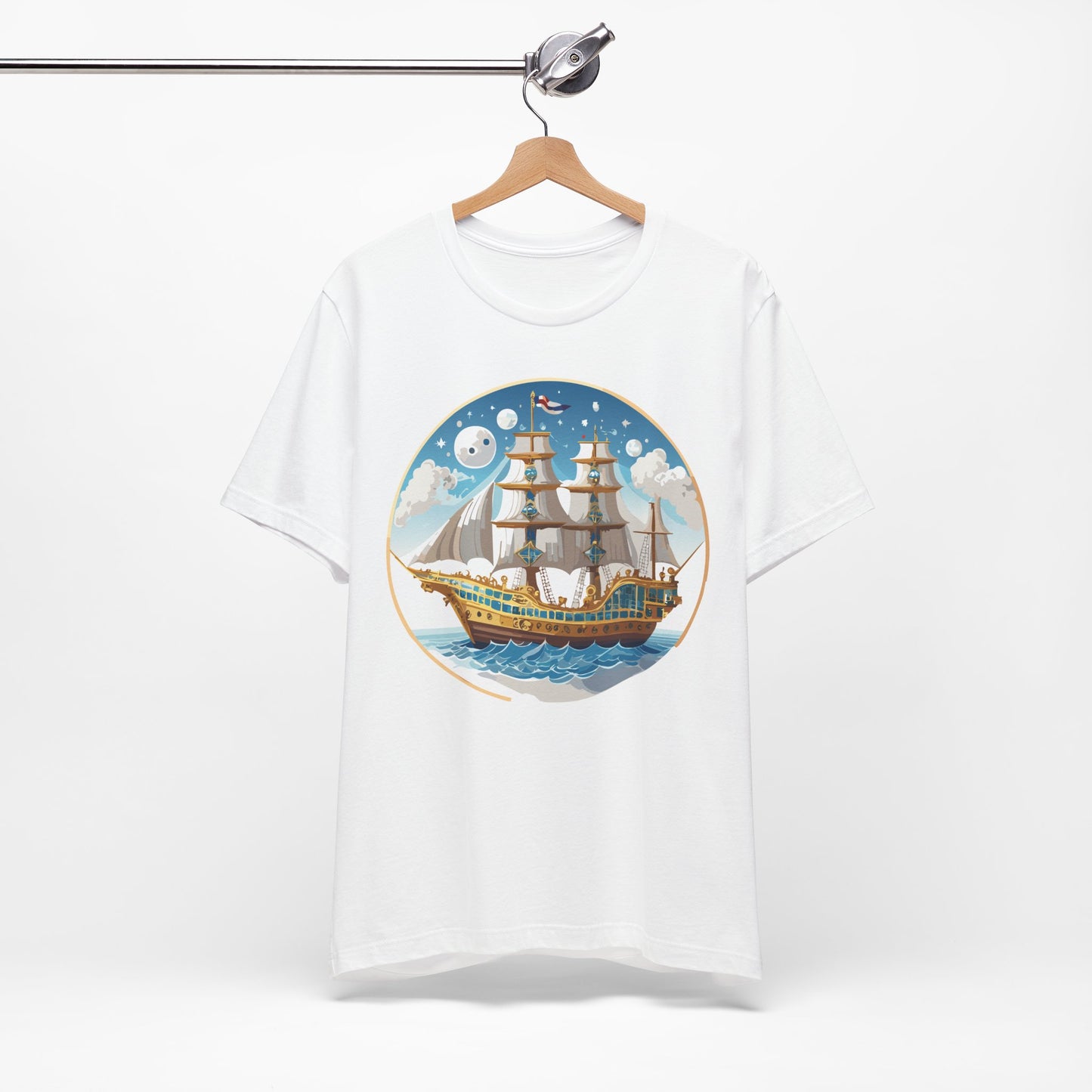 Ship Tee Shirt, Tee Shirt with Ship