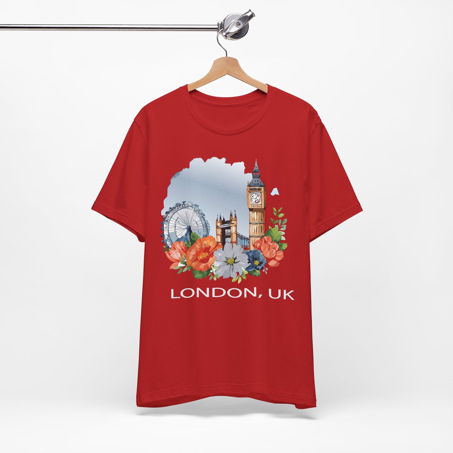 London Shirt, Travel T-Shirt, Tourist Shirts, Tee Shirt with Travel Prints 4