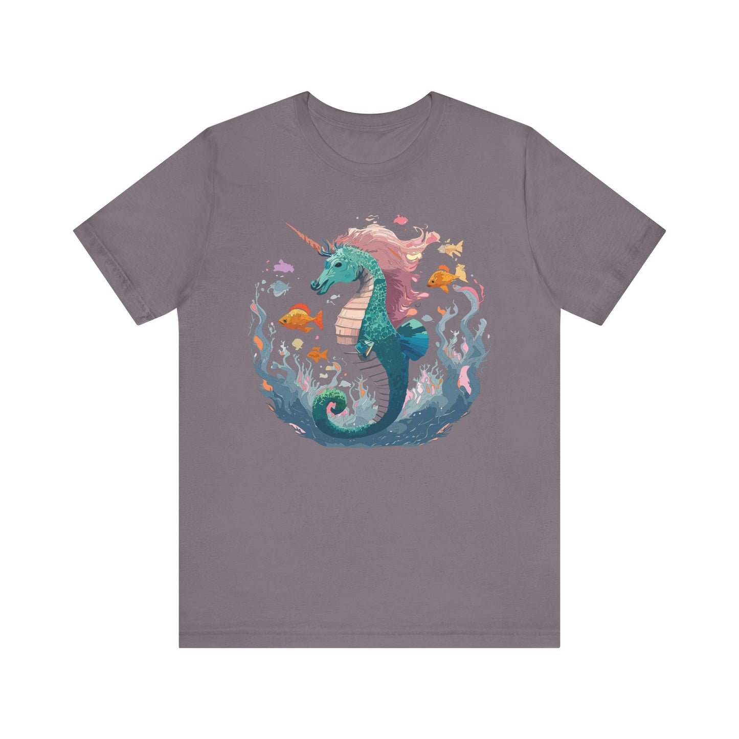 Animals Shirt, Shirt with Seahorse