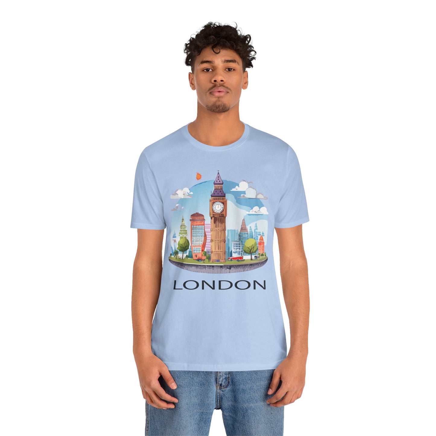 London Shirt, Travel T-Shirt, Tourist Shirts, Tee Shirt with Travel Prints 1