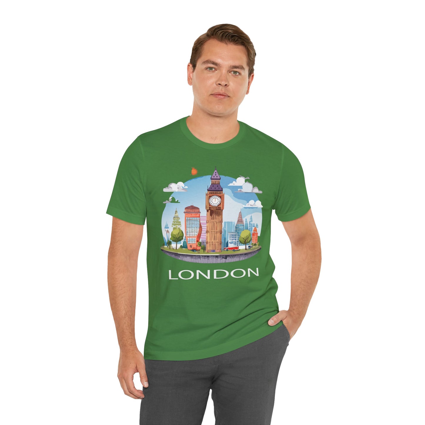 London Shirt, Travel T-Shirt, Tourist Shirts, Tee Shirt with Travel Prints 1