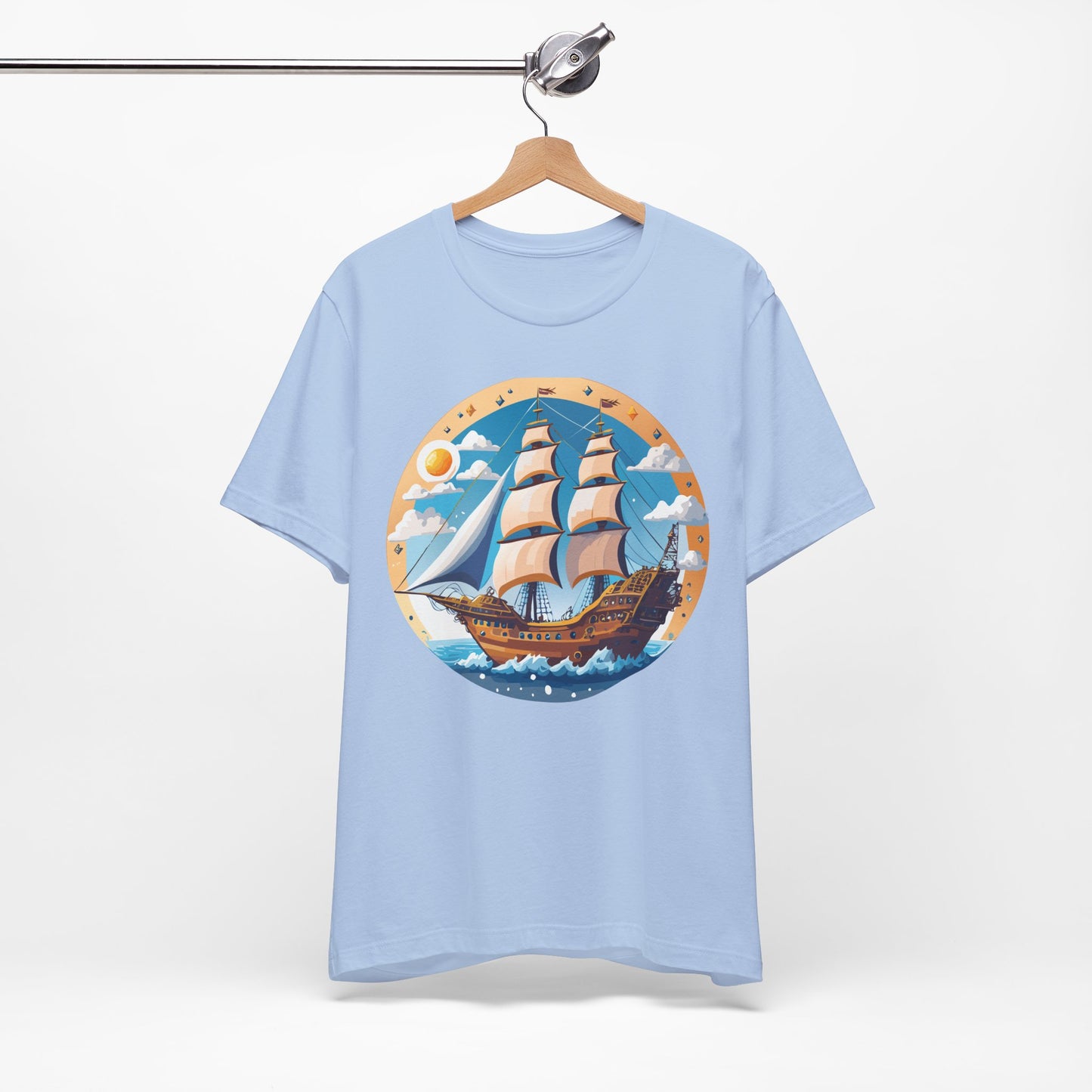 Ship Tee Shirt, Tee Shirt with Ship