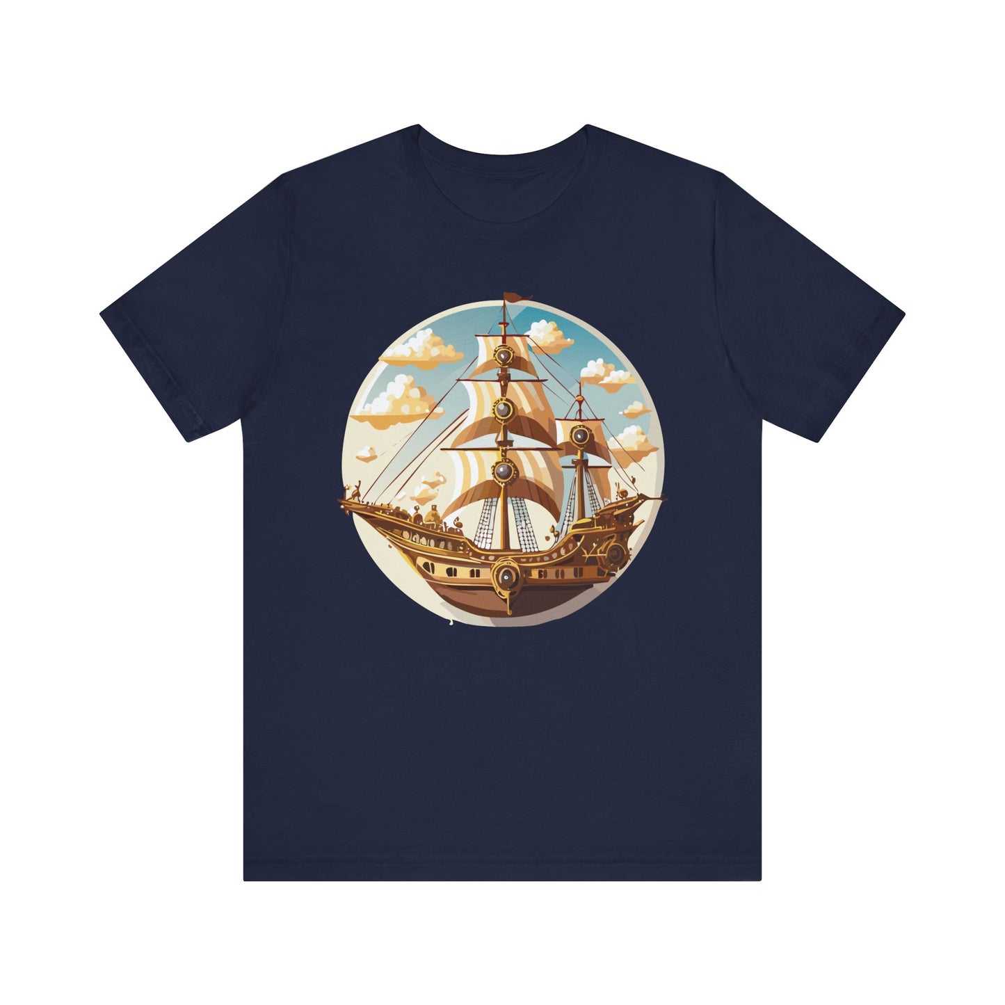 Ship Tee Shirt, Tee Shirt with Ship