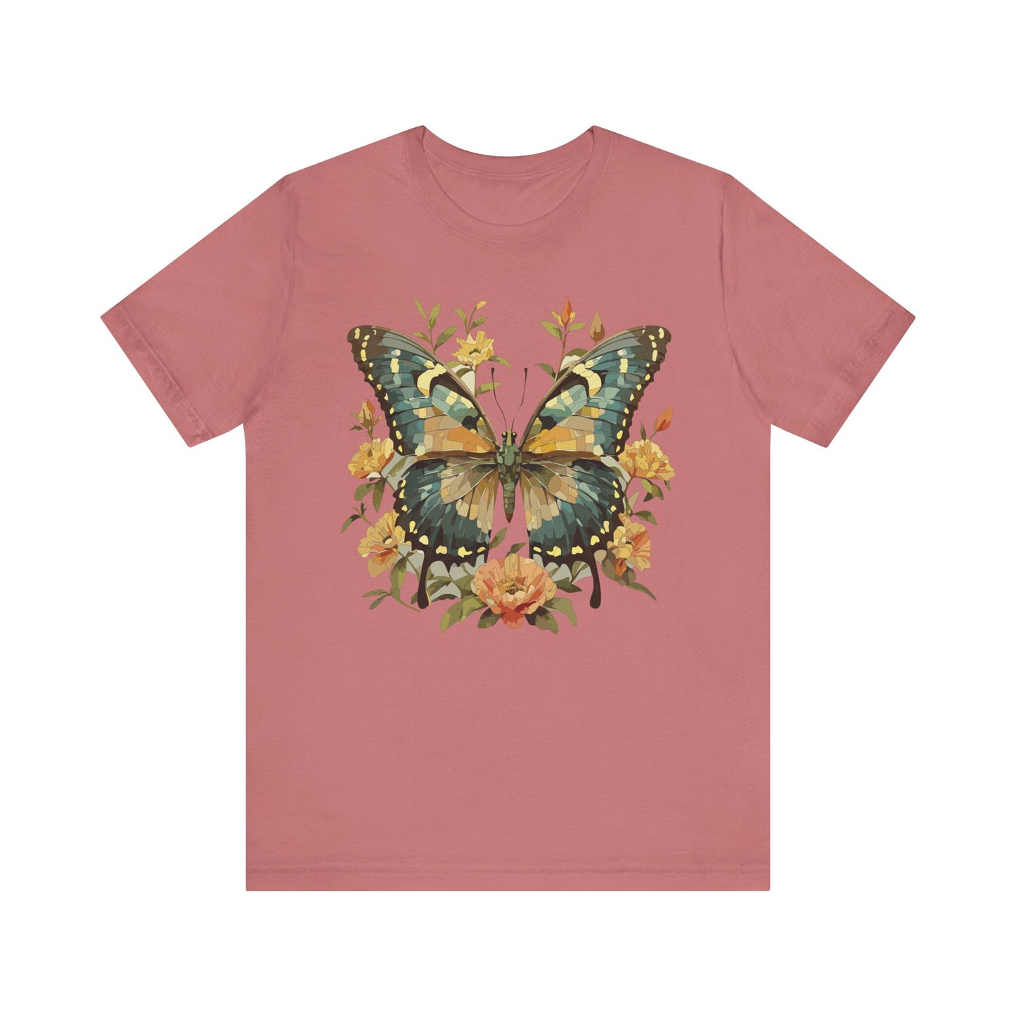 Butterfly Tee Shirt, Shirt with Butterfly