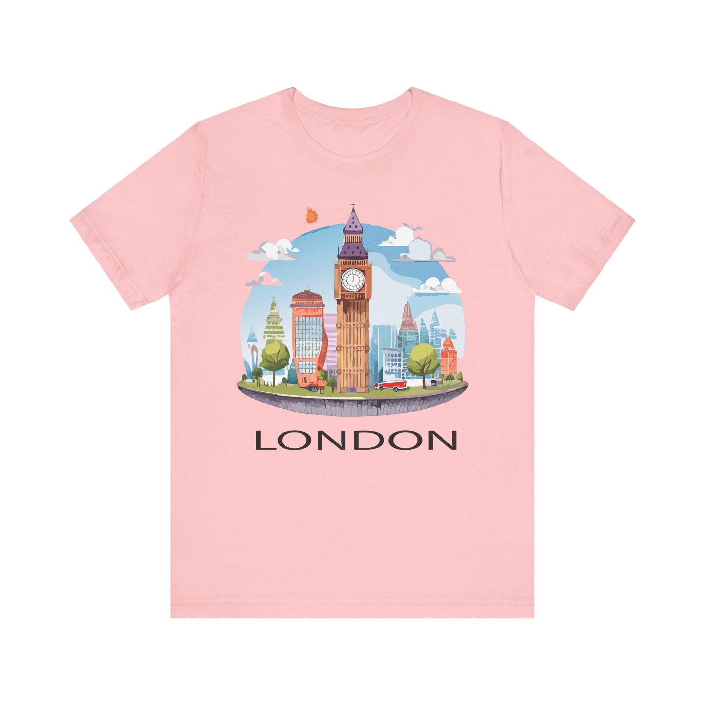 London Shirt, Travel T-Shirt, Tourist Shirts, Tee Shirt with Travel Prints 1
