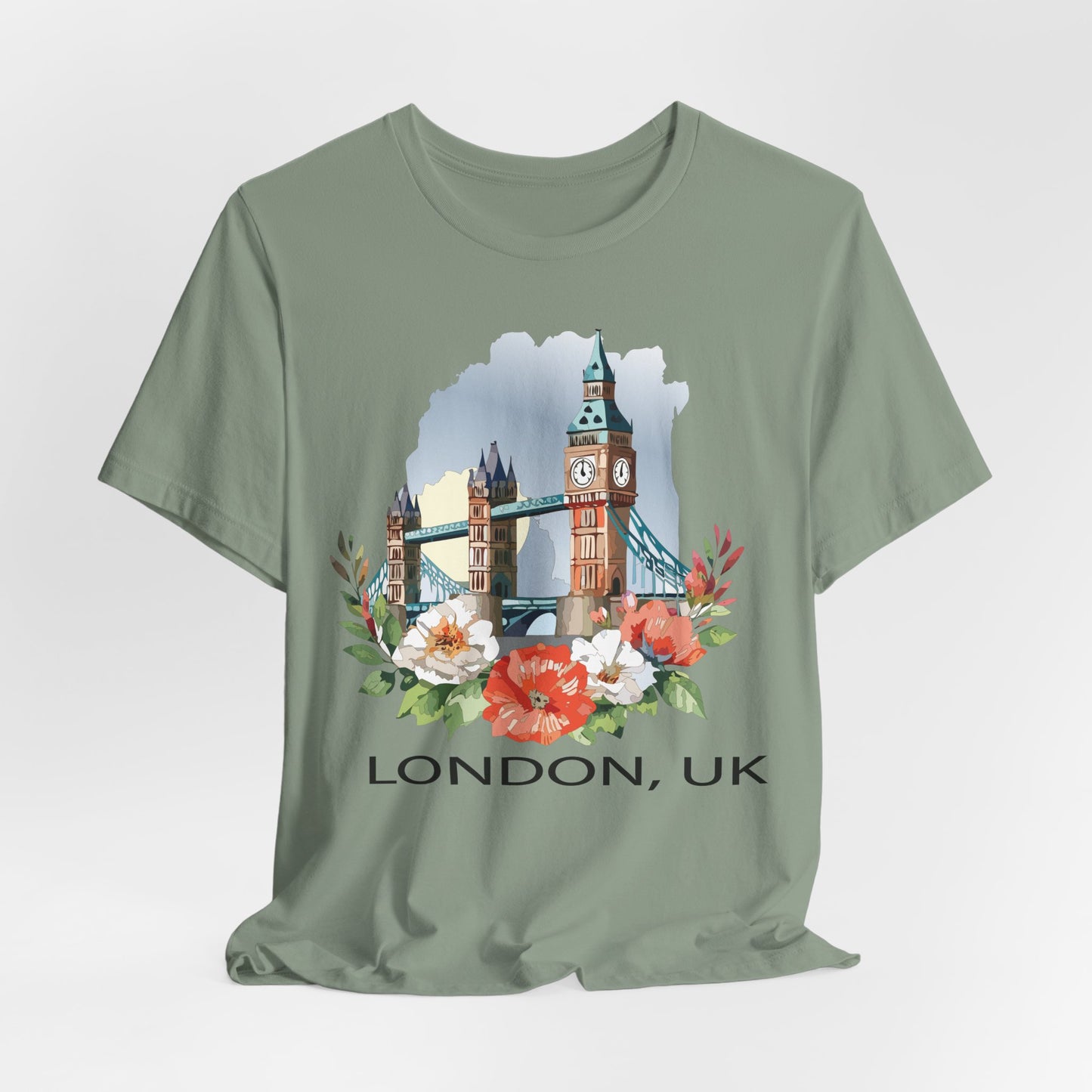 London Shirt, Travel T-Shirt, Tourist Shirts, Tee Shirt with Travel Prints 5