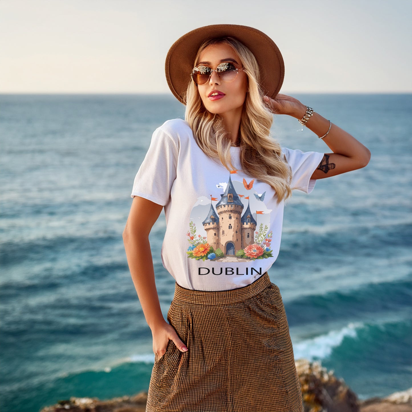 Dublin Shirt, Travel T-Shirt, Tourist Shirts, Tee Shirt with Travel Prints 4