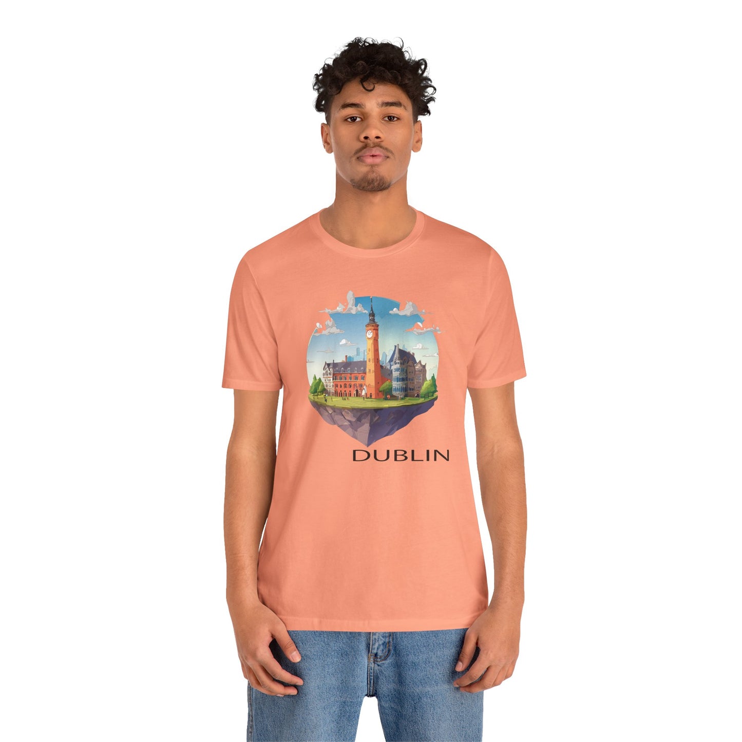 Dublin Shirt, Travel T-Shirt, Tourist Shirts, Tee Shirt with Travel Prints 2