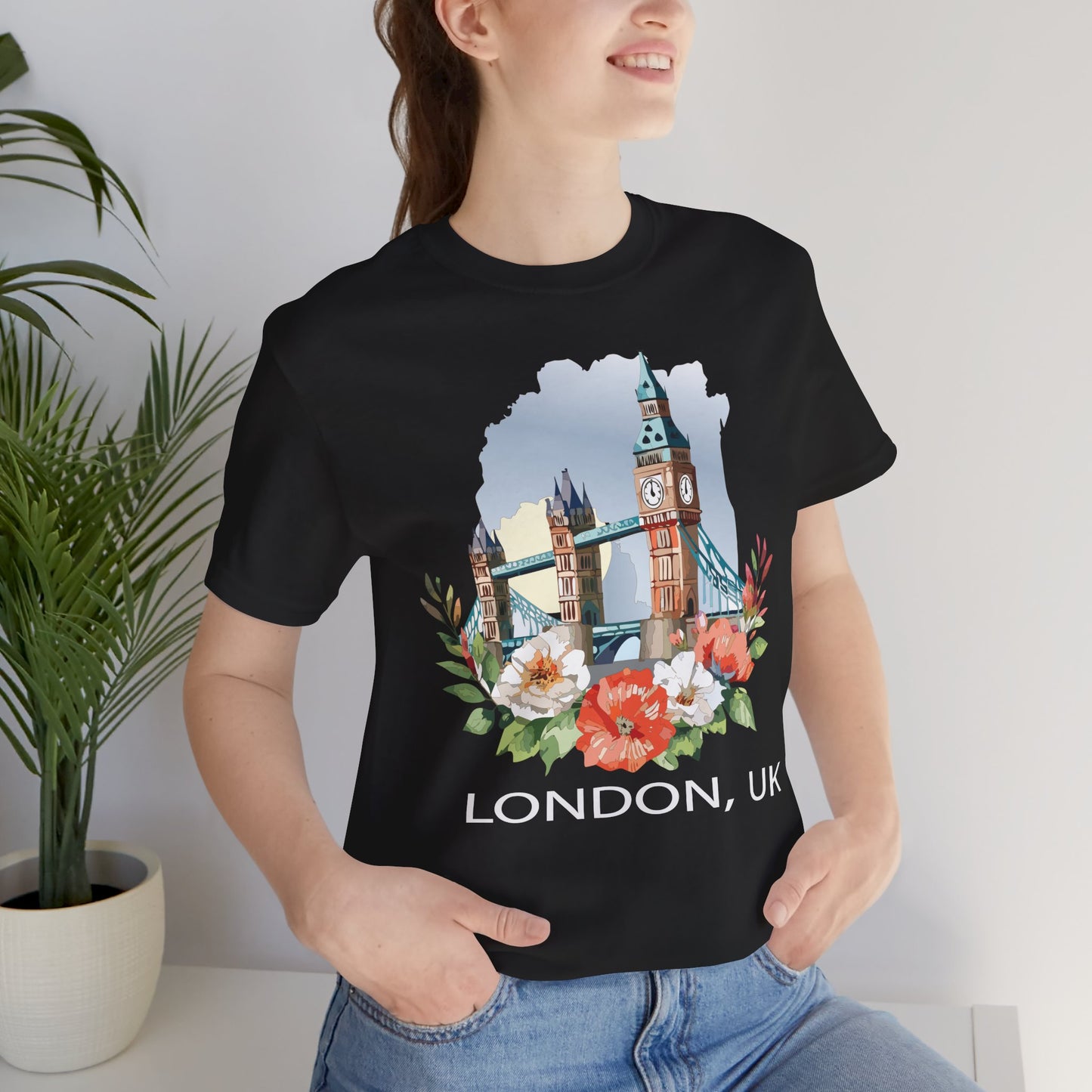 London Shirt, Travel T-Shirt, Tourist Shirts, Tee Shirt with Travel Prints 5