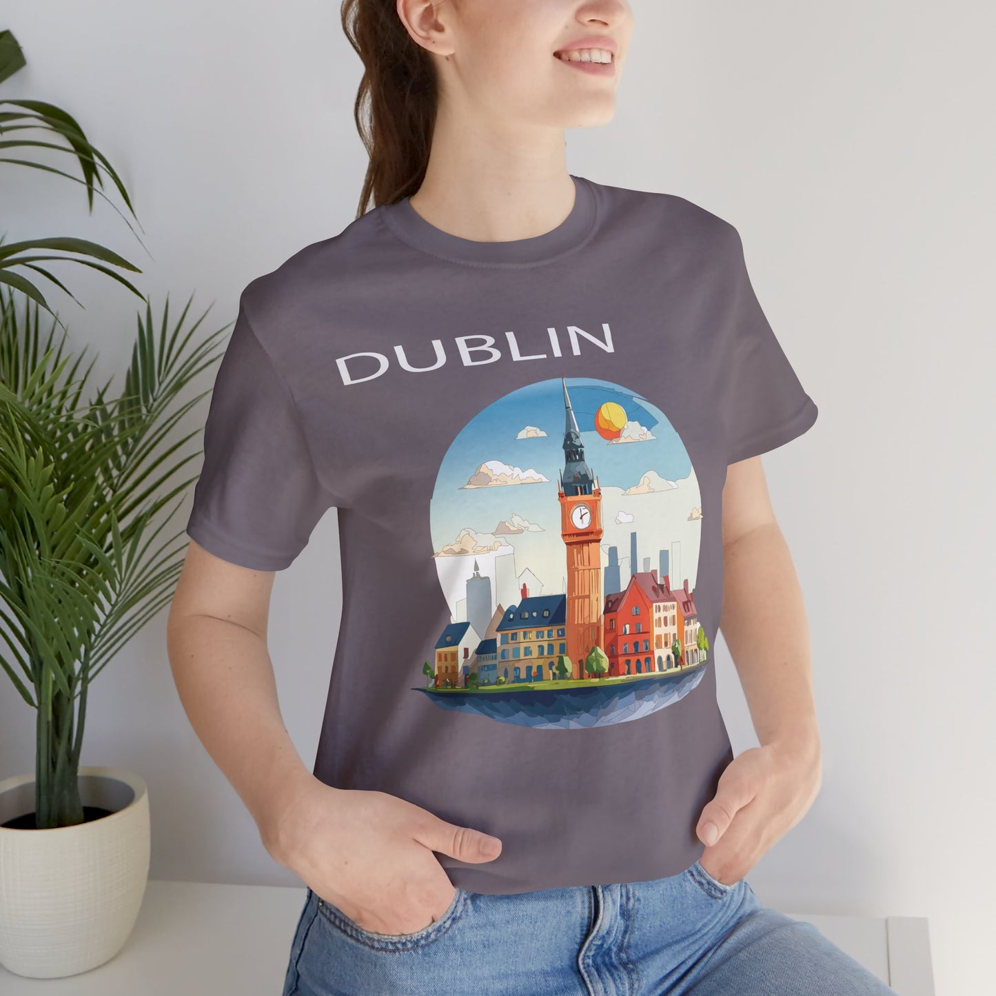Dublin Shirt, Travel T-Shirt, Tourist Shirts, Tee Shirt with Travel Prints 1