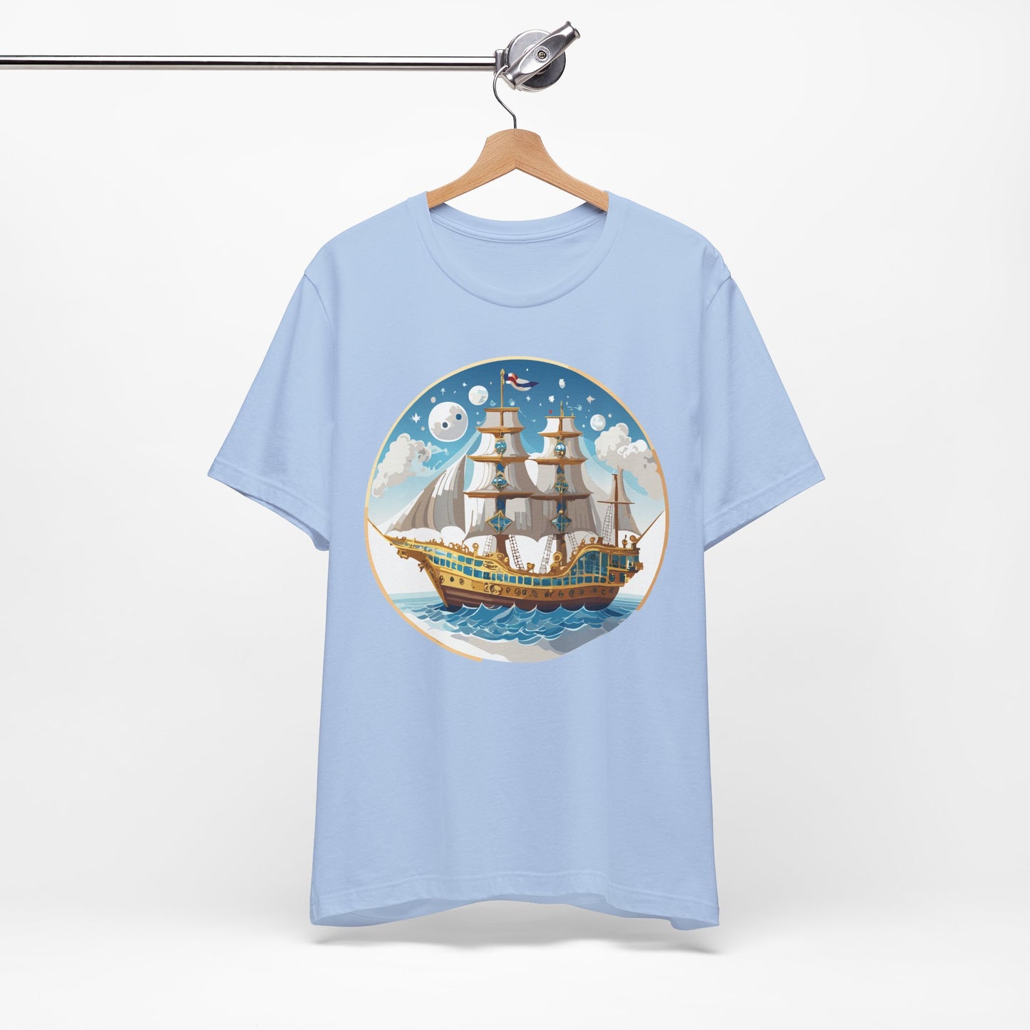 Ship Tee Shirt, Tee Shirt with Ship