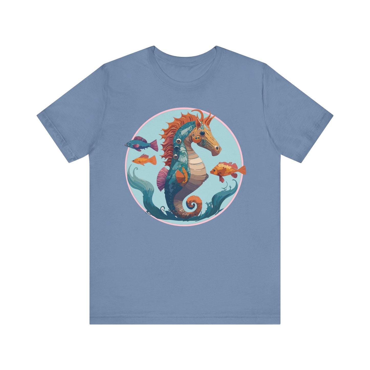 Animals Shirt, Shirt with Seahorse