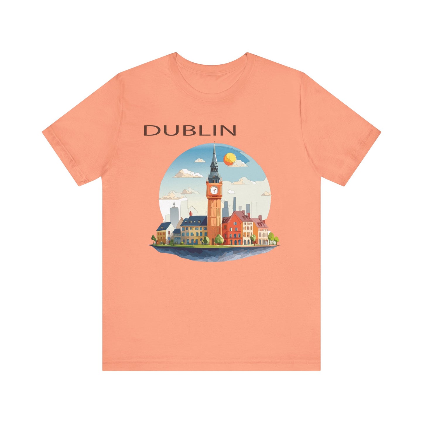 Dublin Shirt, Travel T-Shirt, Tourist Shirts, Tee Shirt with Travel Prints 1