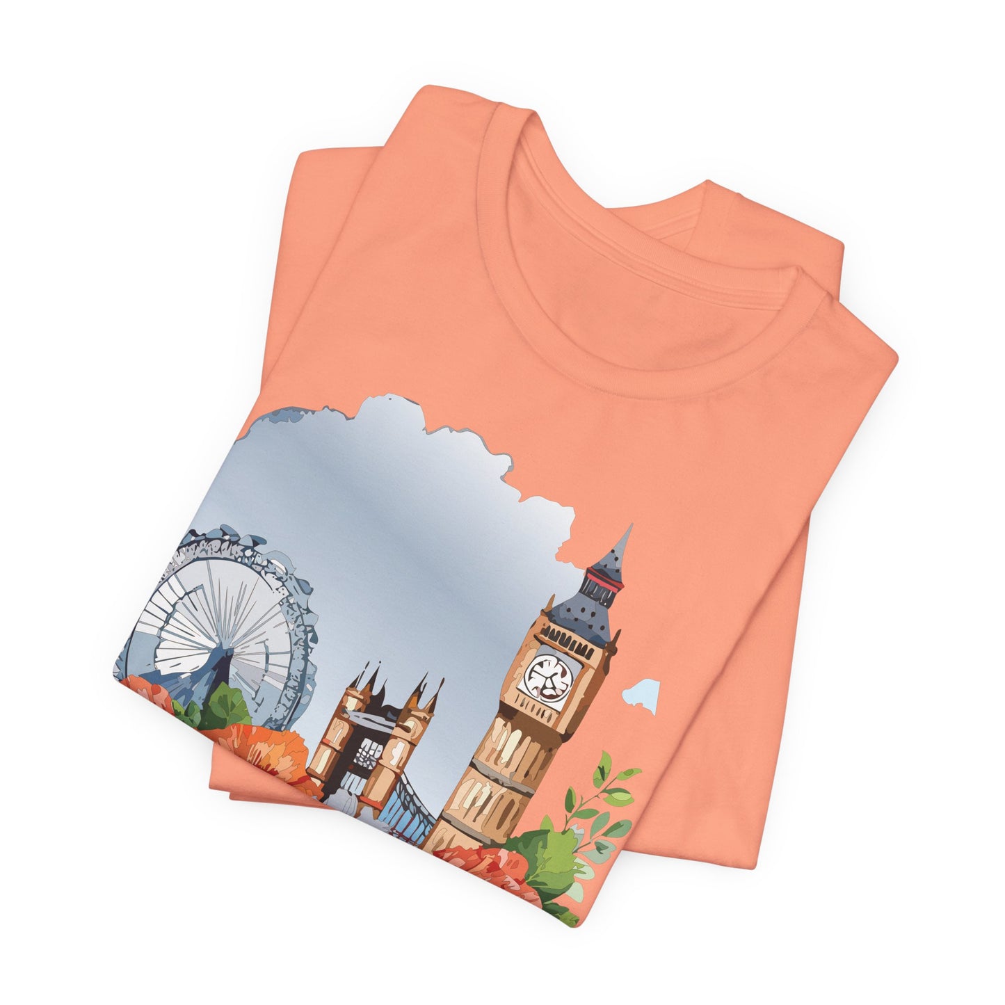 London Shirt, Travel T-Shirt, Tourist Shirts, Tee Shirt with Travel Prints 4