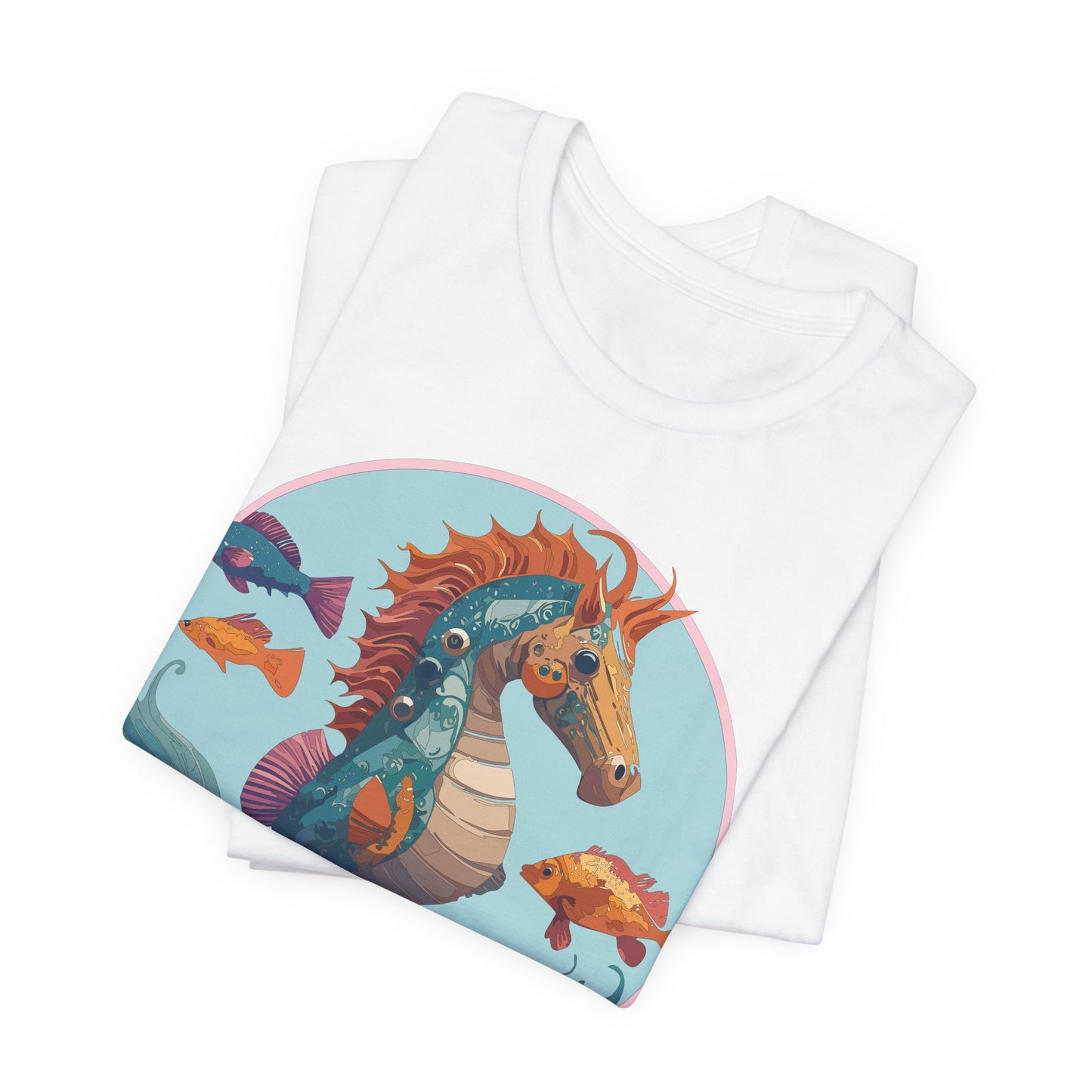 Animals Shirt, Shirt with Seahorse