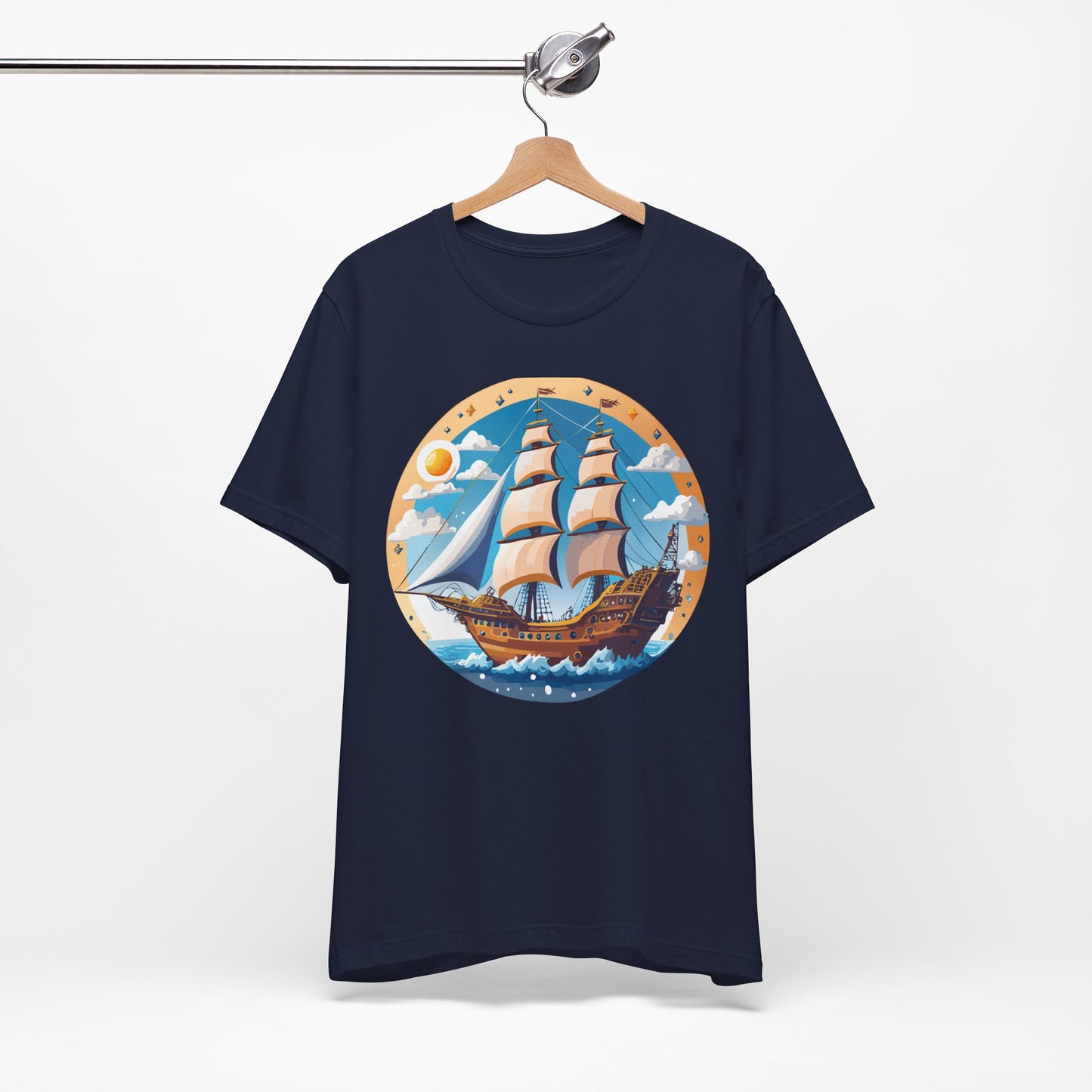Ship Tee Shirt, Tee Shirt with Ship