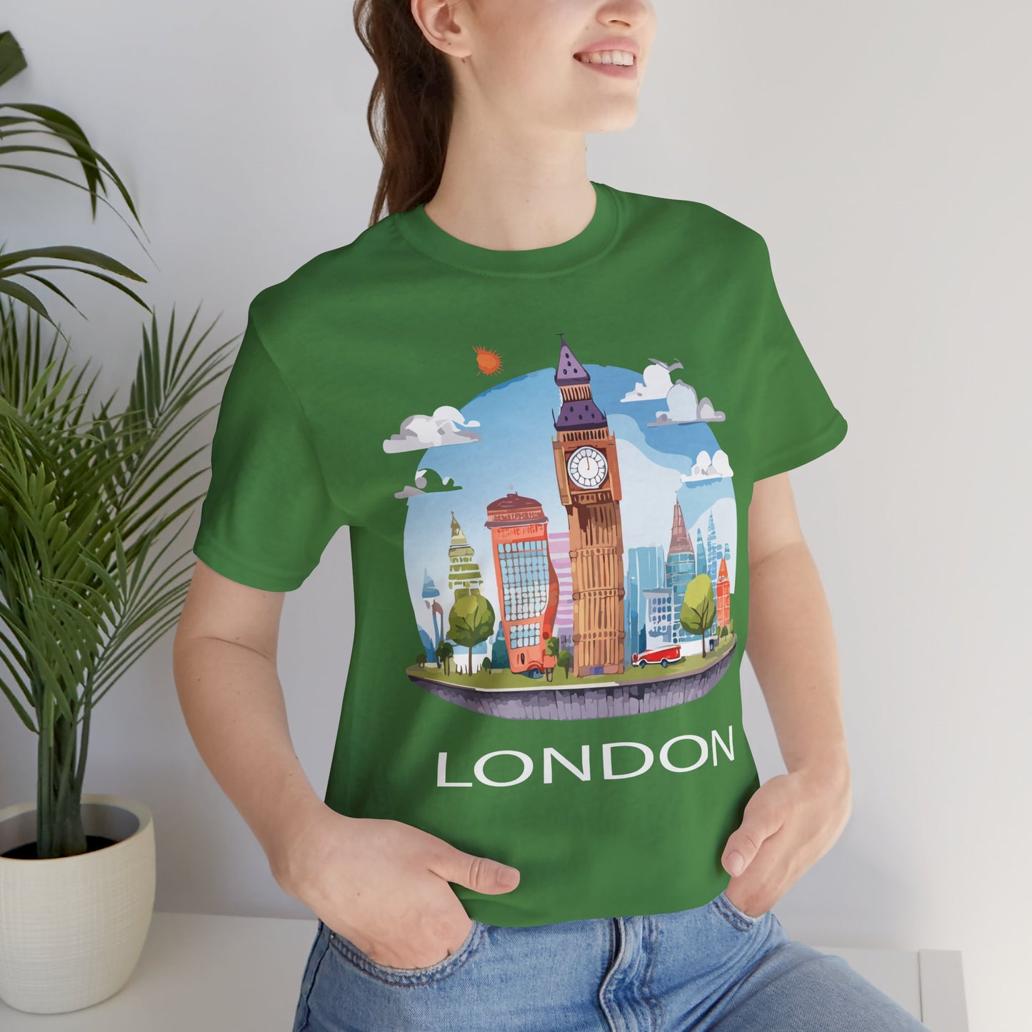 London Shirt, Travel T-Shirt, Tourist Shirts, Tee Shirt with Travel Prints 1