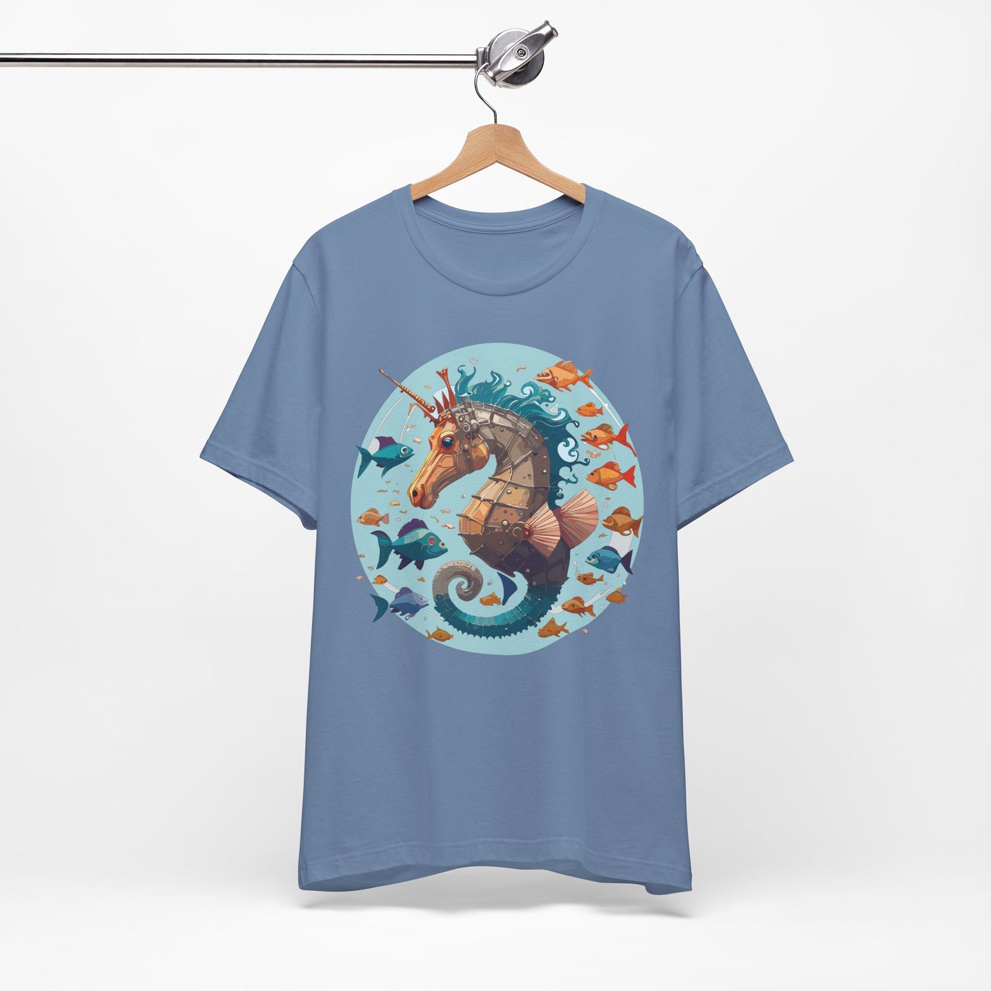 Animals Shirt, Shirt with Seahorse