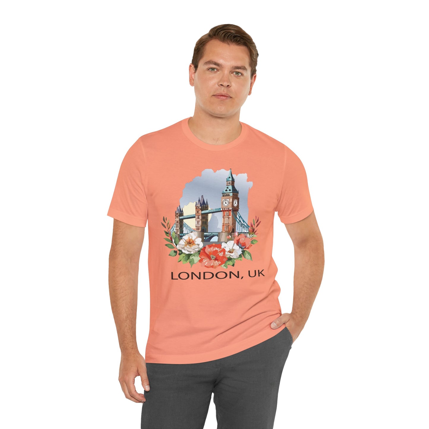 London Shirt, Travel T-Shirt, Tourist Shirts, Tee Shirt with Travel Prints 5