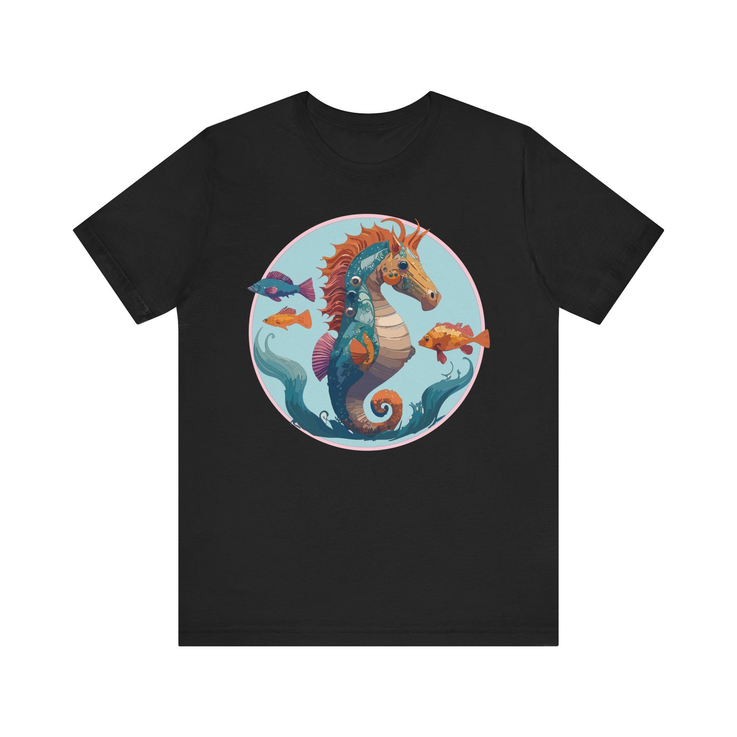 Animals Shirt, Shirt with Seahorse