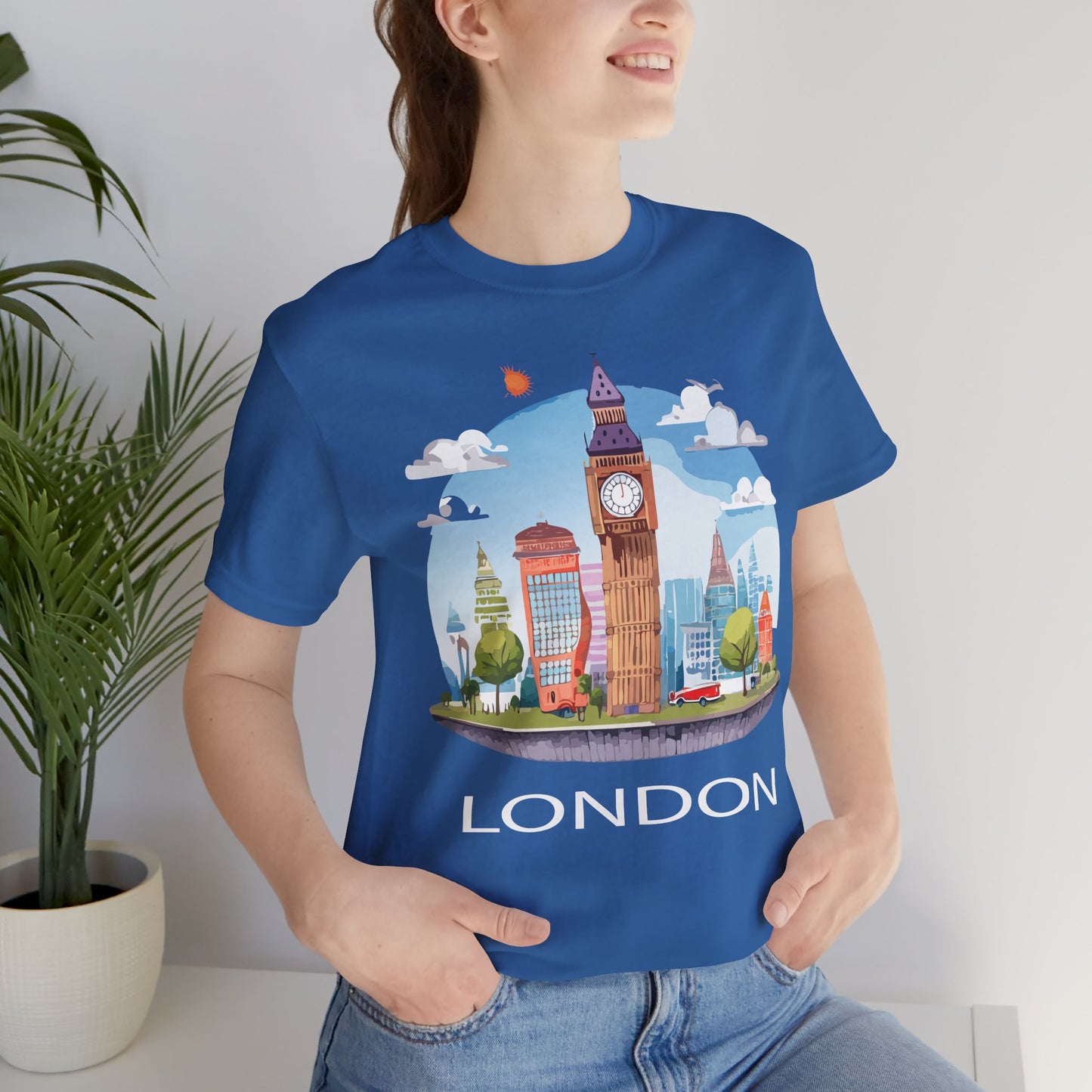 London Shirt, Travel T-Shirt, Tourist Shirts, Tee Shirt with Travel Prints 1