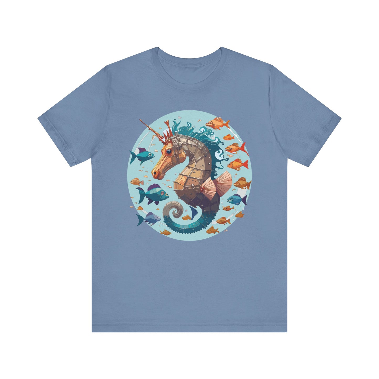 Animals Shirt, Shirt with Seahorse