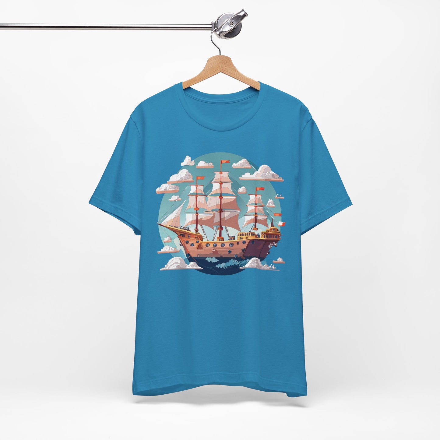 Ship Tee Shirt, Tee Shirt with Ship