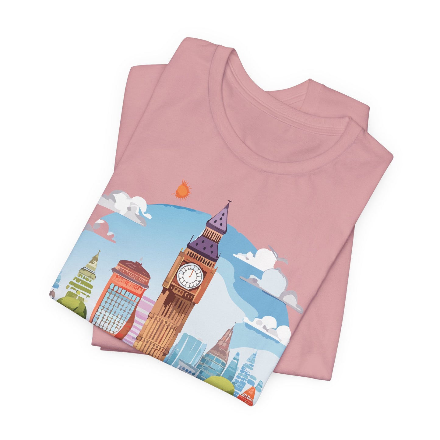 London Shirt, Travel T-Shirt, Tourist Shirts, Tee Shirt with Travel Prints 1