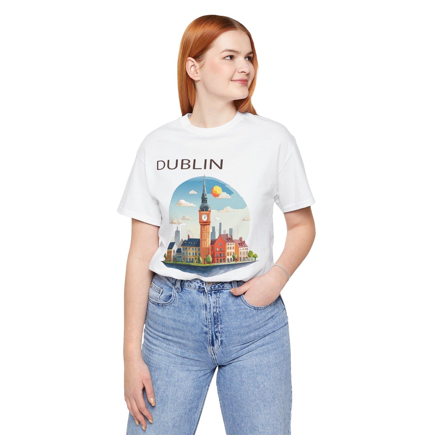 Dublin Shirt, Travel T-Shirt, Tourist Shirts, Tee Shirt with Travel Prints 1