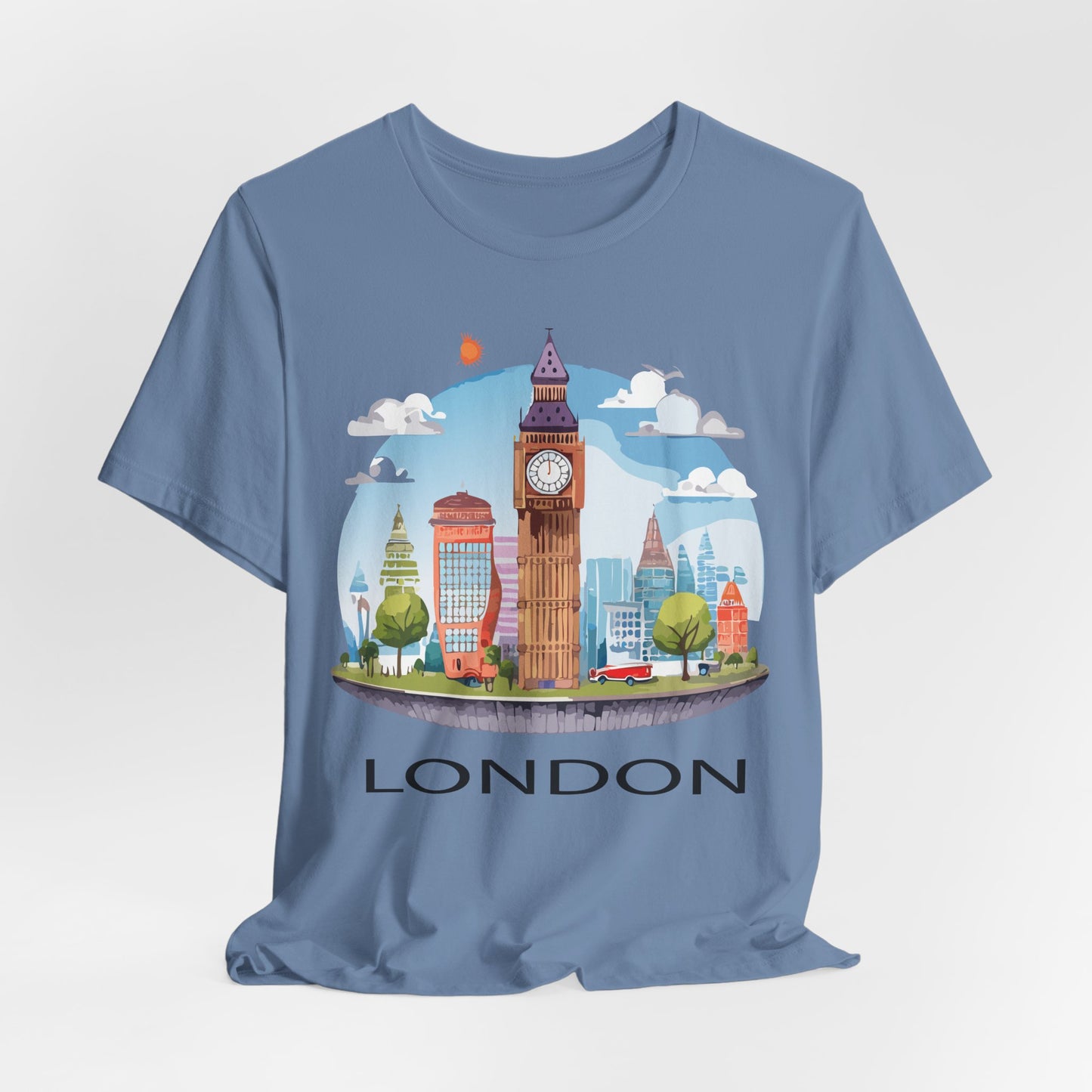 London Shirt, Travel T-Shirt, Tourist Shirts, Tee Shirt with Travel Prints 1