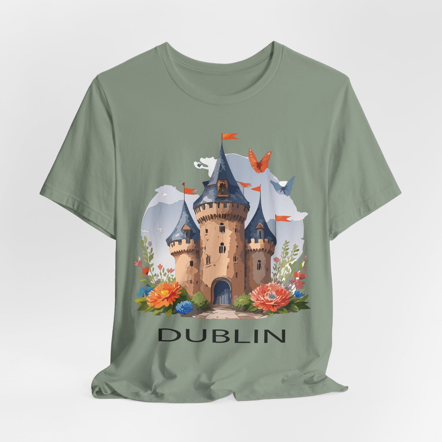 Dublin Shirt, Travel T-Shirt, Tourist Shirts, Tee Shirt with Travel Prints 4