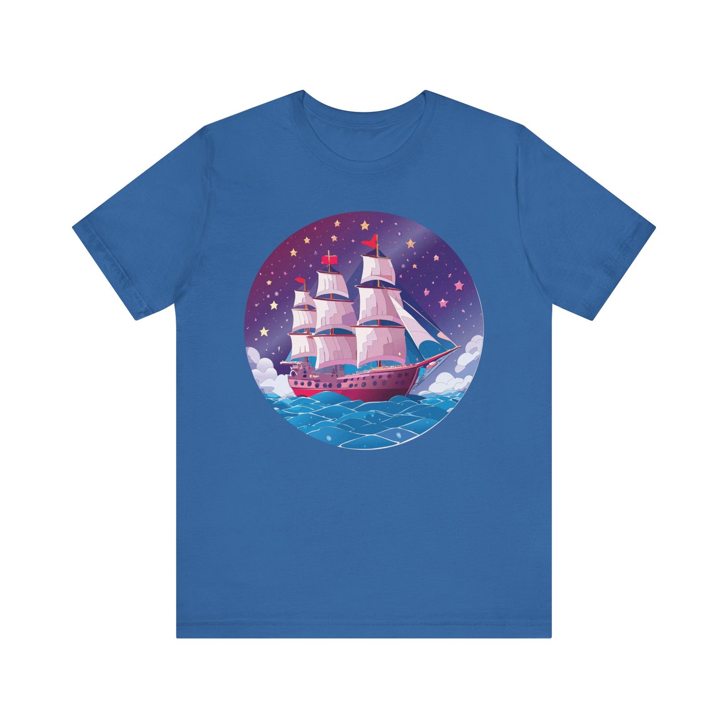 Ship Tee Shirt, Tee Shirt with Ship