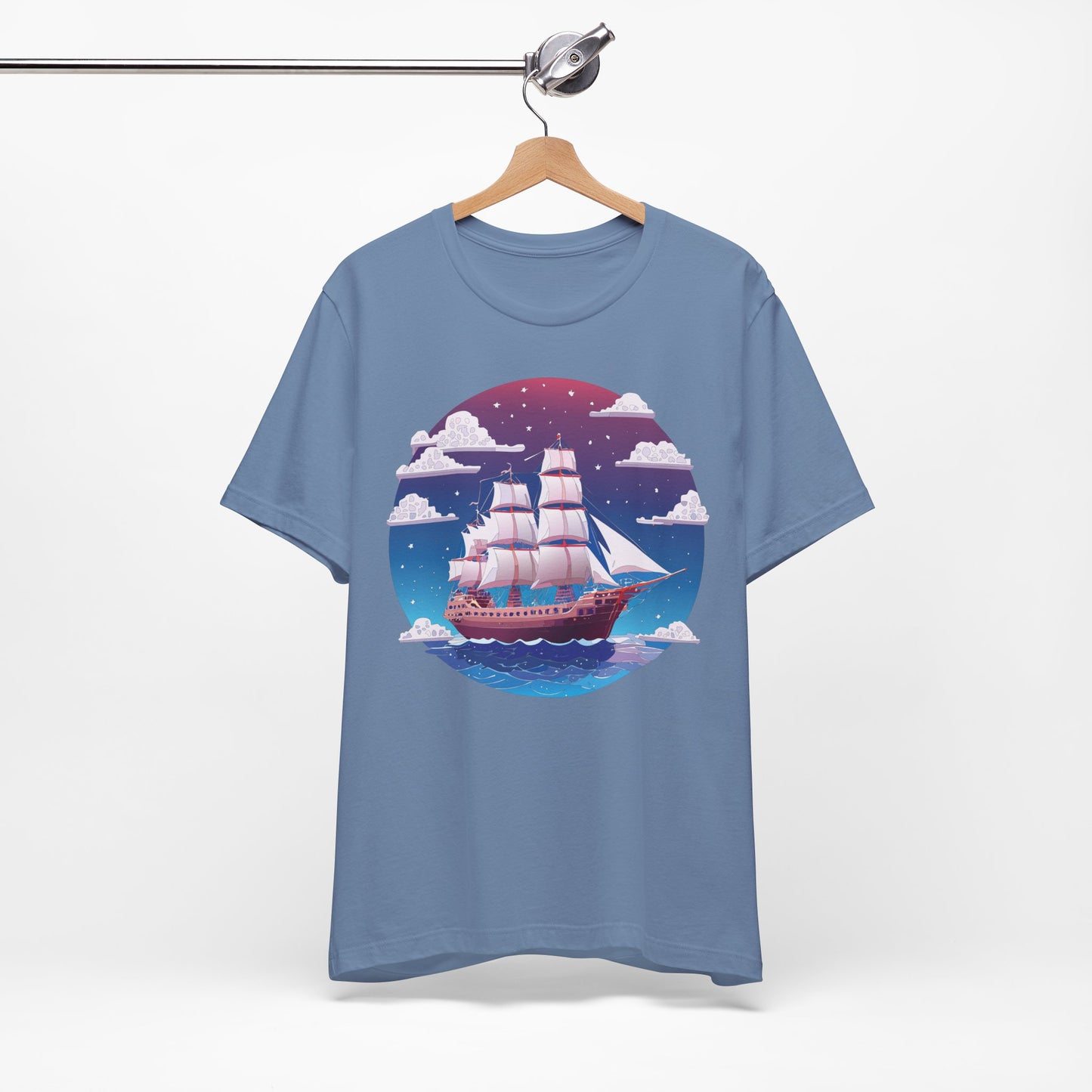 Ship Tee Shirt, Tee Shirt with Ship