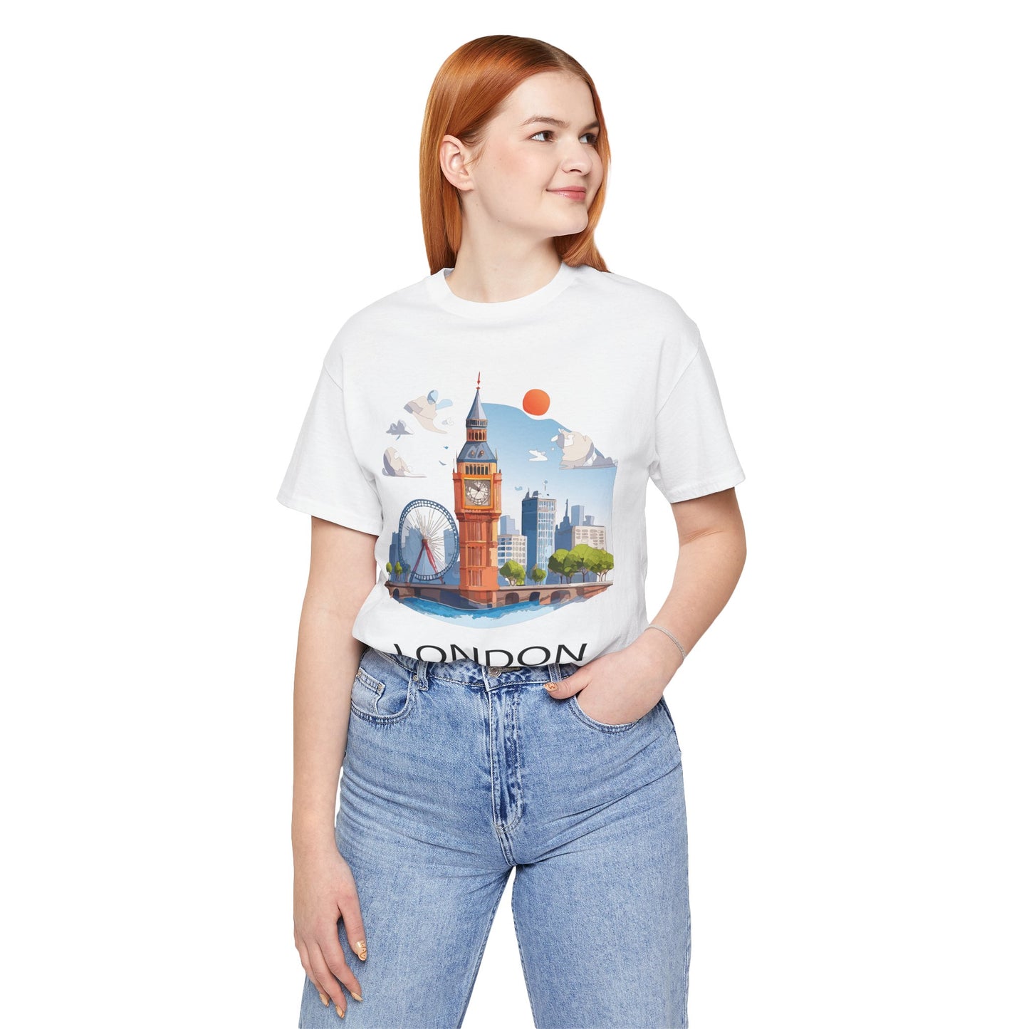 London Shirt, Travel T-Shirt, Tourist Shirts, Tee Shirt with Travel Prints 3