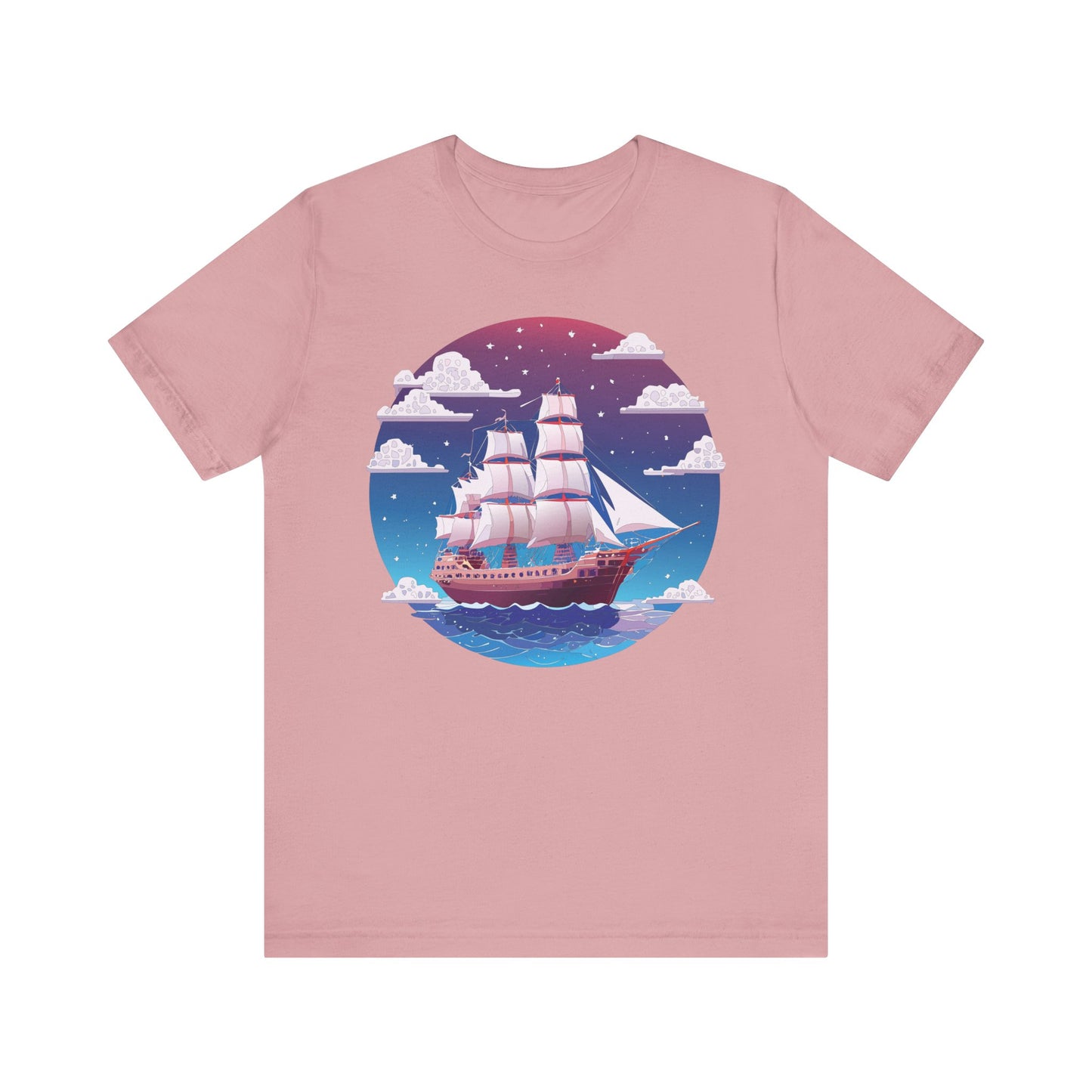 Ship Tee Shirt, Tee Shirt with Ship