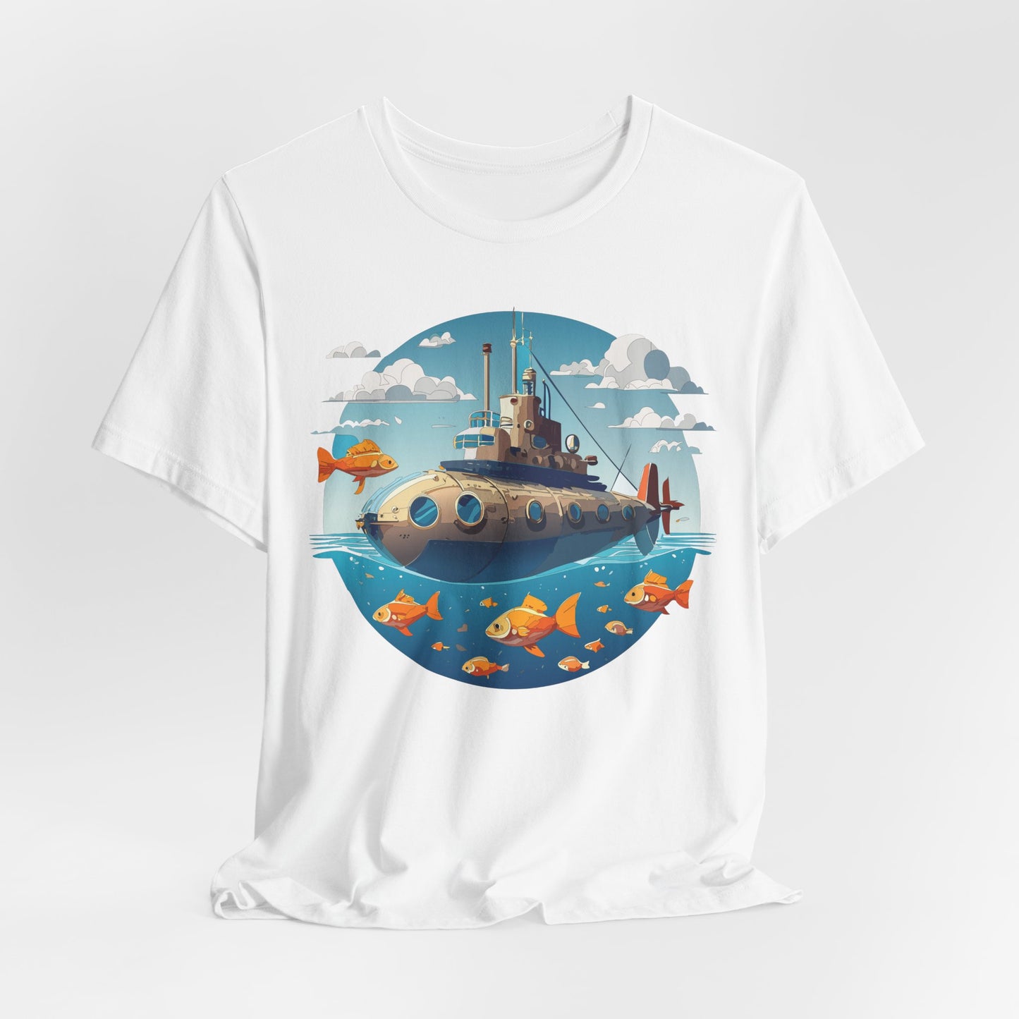 Ship Tee Shirt, Tee Shirt with Ship