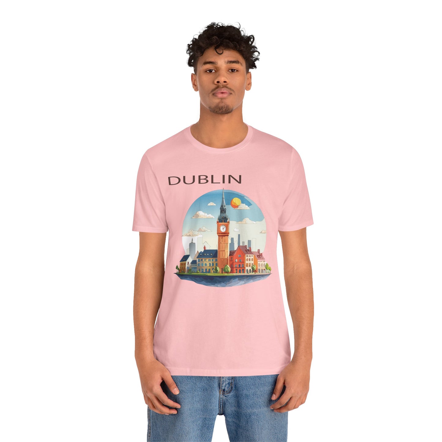 Dublin Shirt, Travel T-Shirt, Tourist Shirts, Tee Shirt with Travel Prints 1