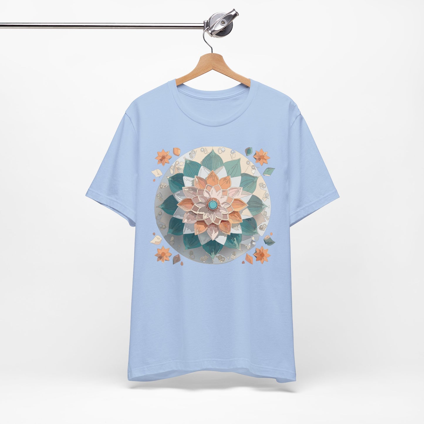 Floral Mandala Shirt, Flowers Mandala Shirt