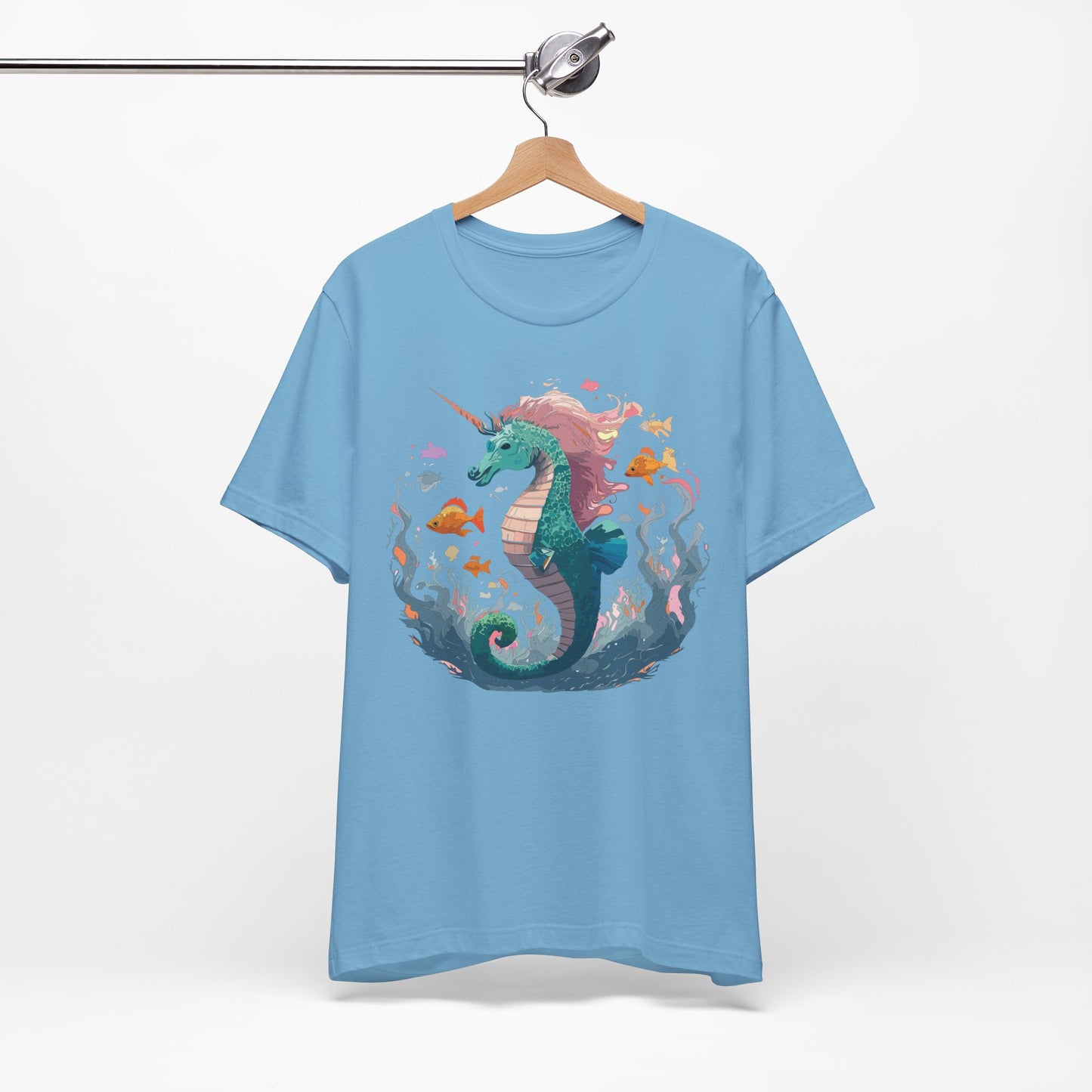 Animals Shirt, Shirt with Seahorse