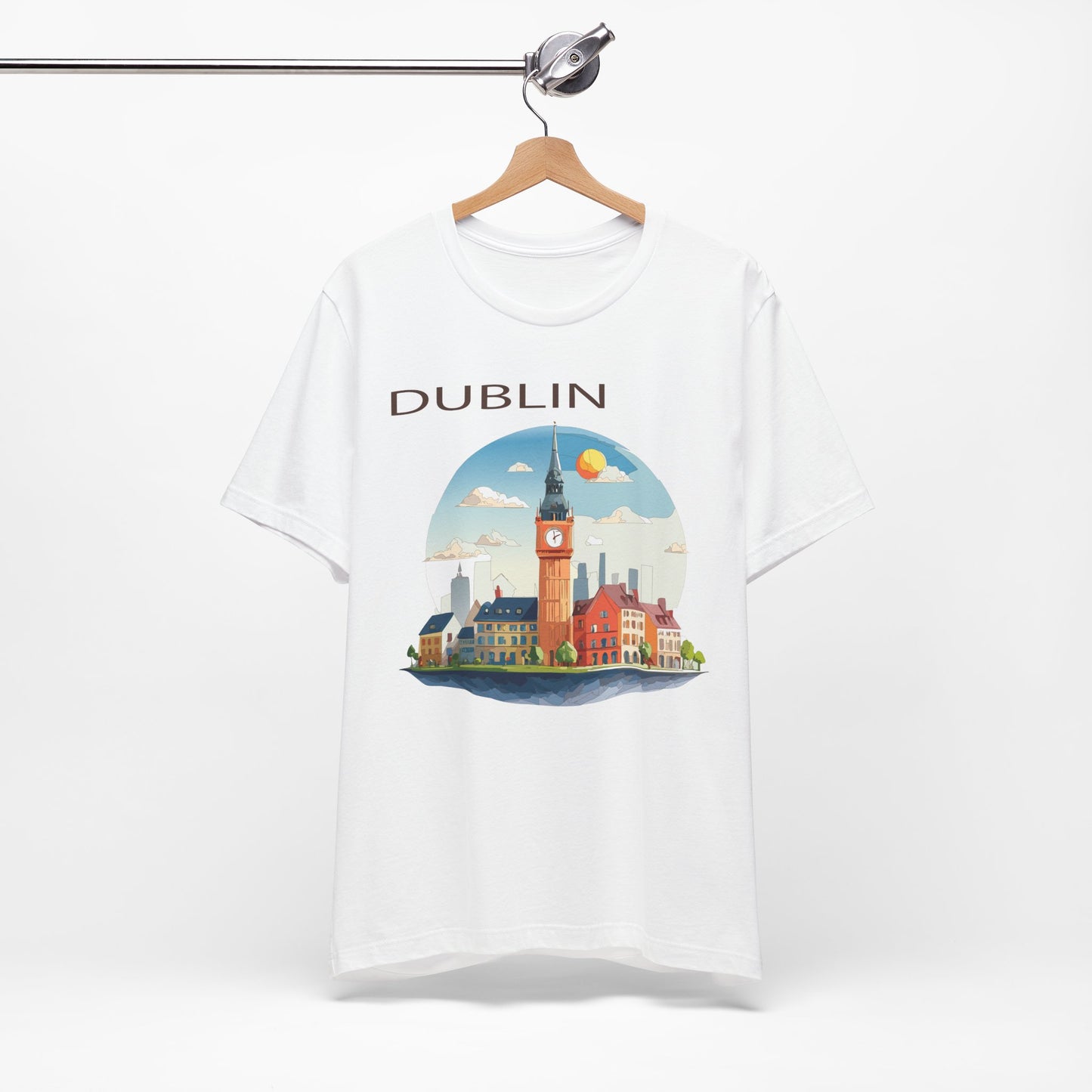 Dublin Shirt, Travel T-Shirt, Tourist Shirts, Tee Shirt with Travel Prints 1
