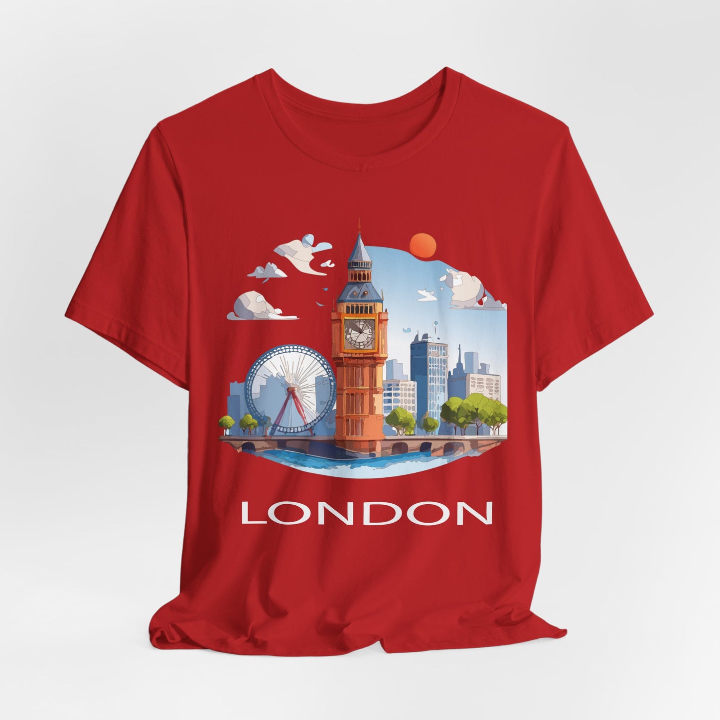 London Shirt, Travel T-Shirt, Tourist Shirts, Tee Shirt with Travel Prints 3
