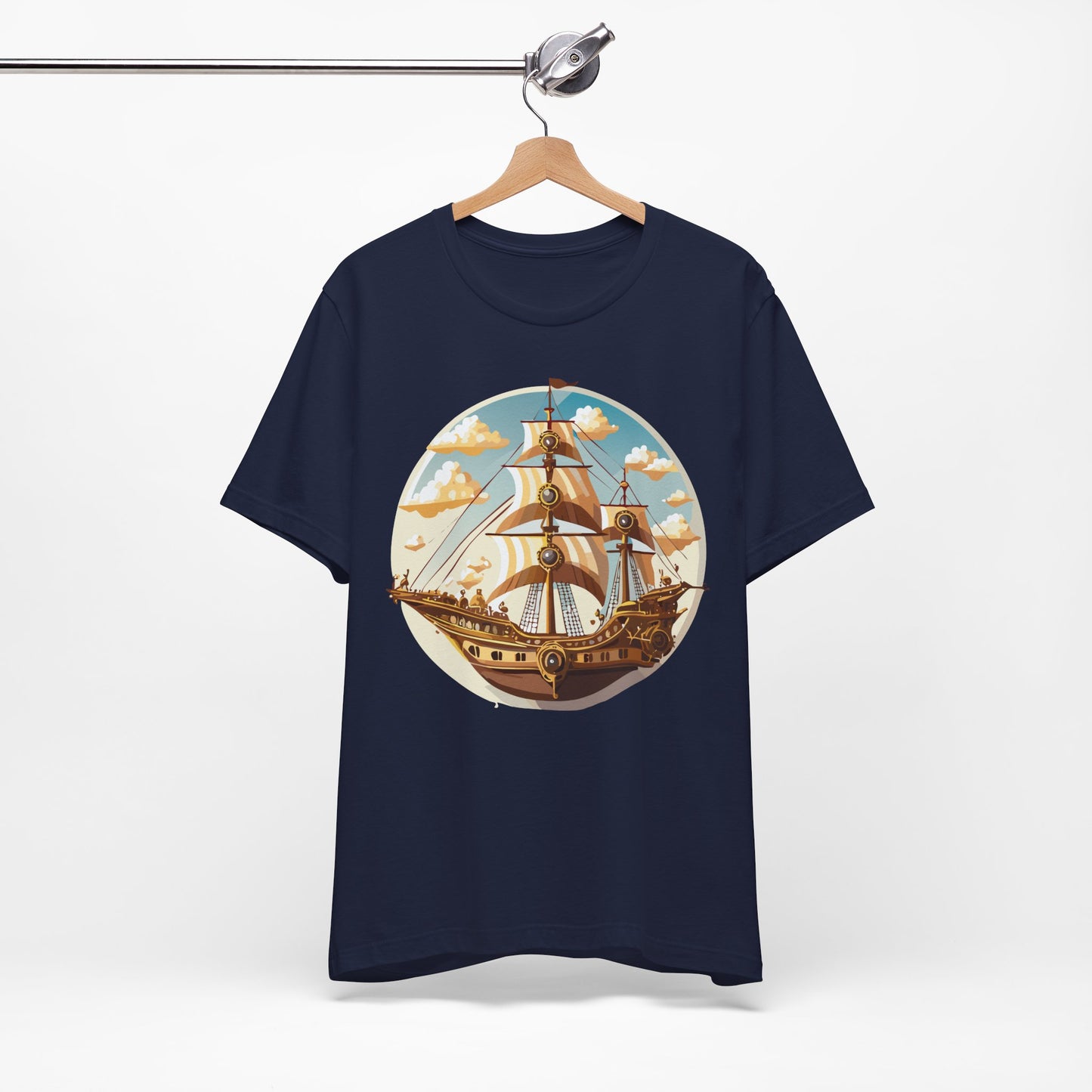 Ship Tee Shirt, Tee Shirt with Ship