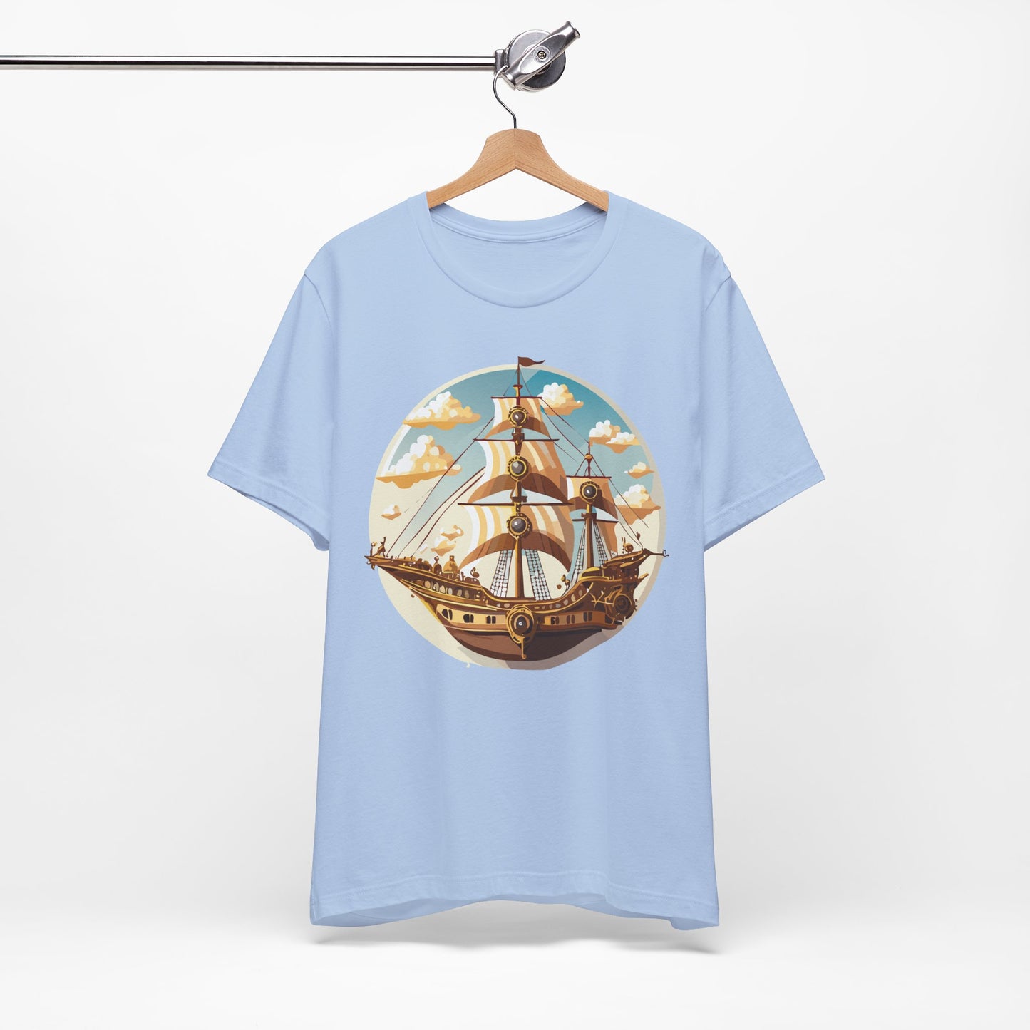 Ship Tee Shirt, Tee Shirt with Ship