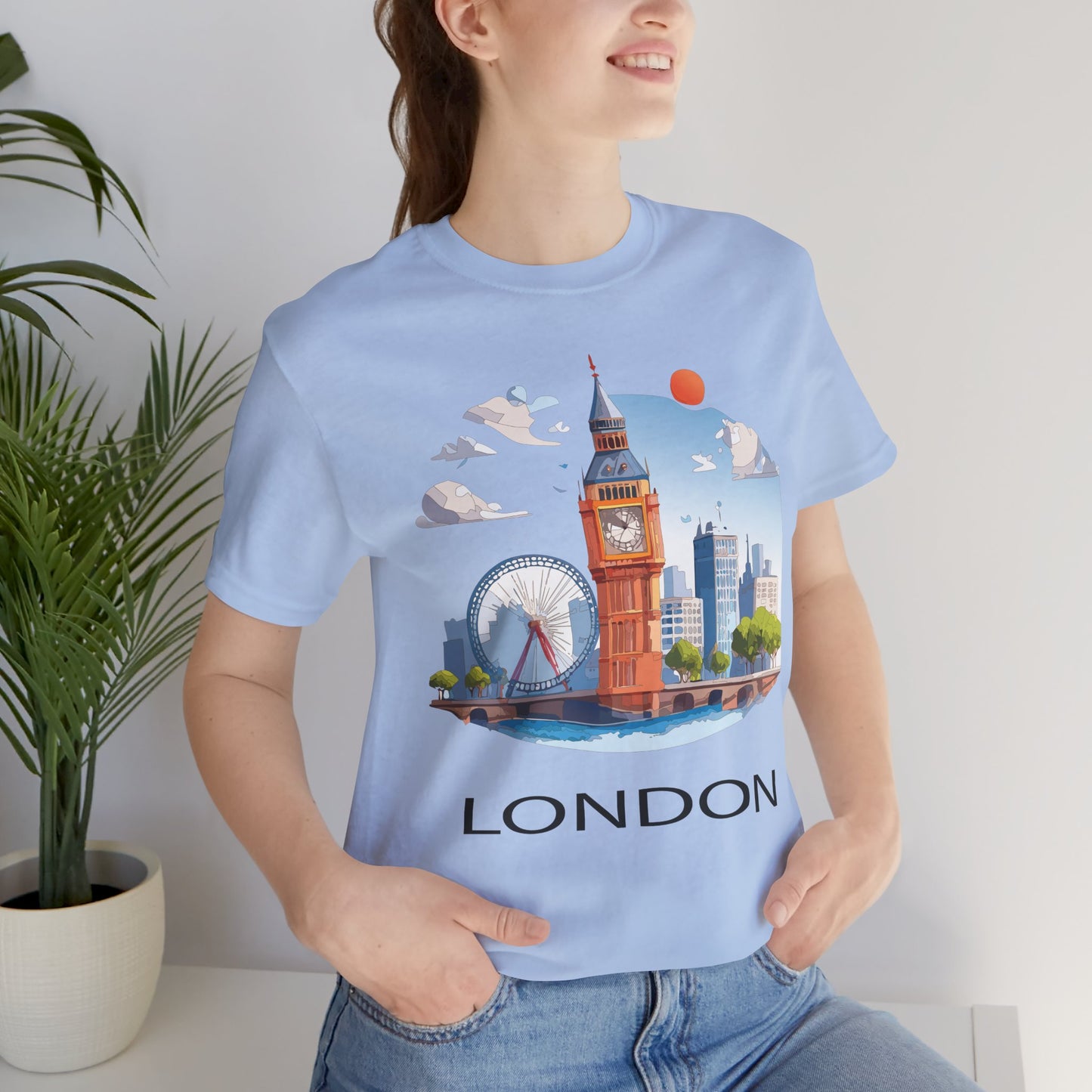 London Shirt, Travel T-Shirt, Tourist Shirts, Tee Shirt with Travel Prints 3