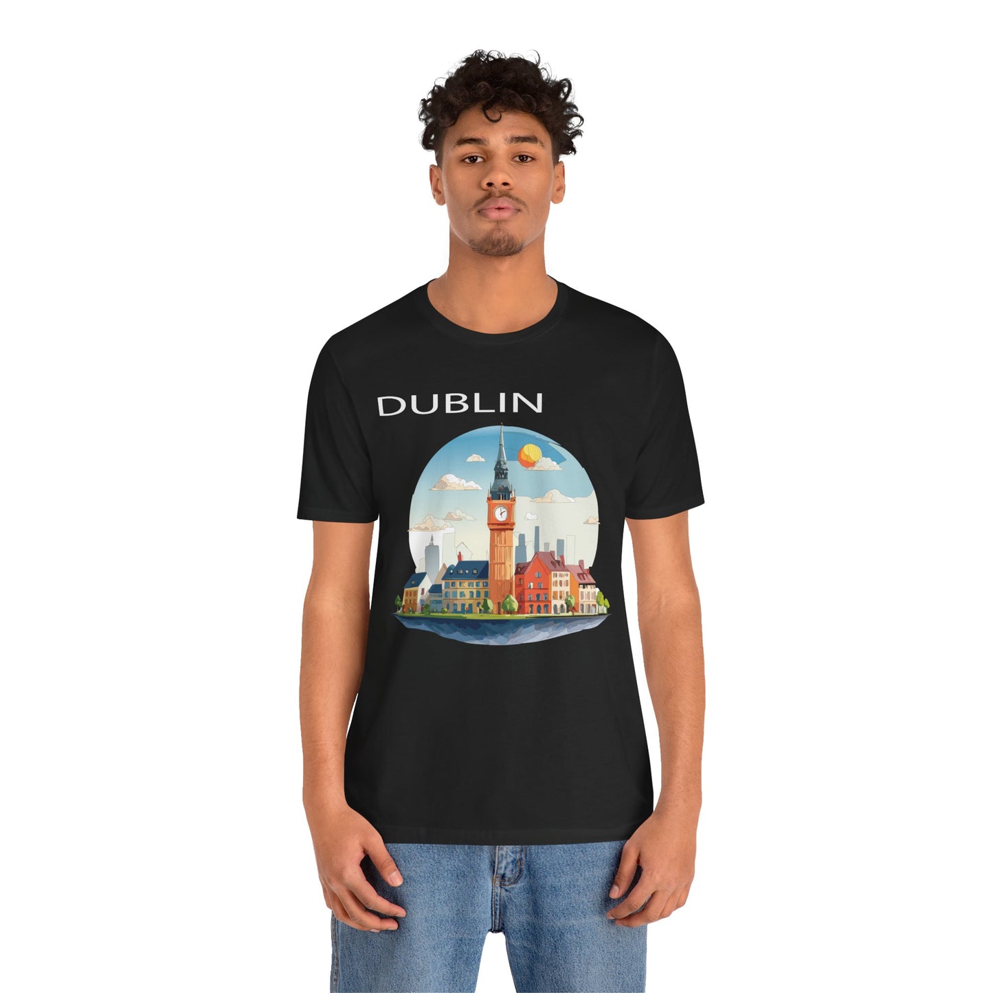 Dublin Shirt, Travel T-Shirt, Tourist Shirts, Tee Shirt with Travel Prints 1