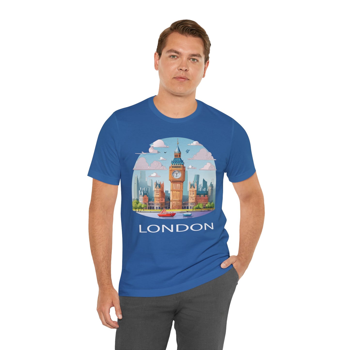 London Shirt, Travel T-Shirt, Tourist Shirts, Tee Shirt with Travel Prints 2