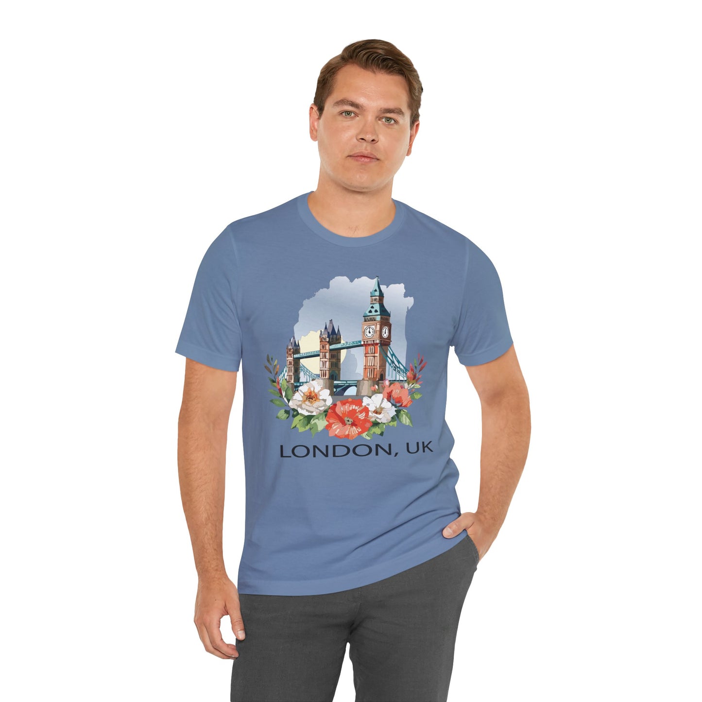 London Shirt, Travel T-Shirt, Tourist Shirts, Tee Shirt with Travel Prints 5