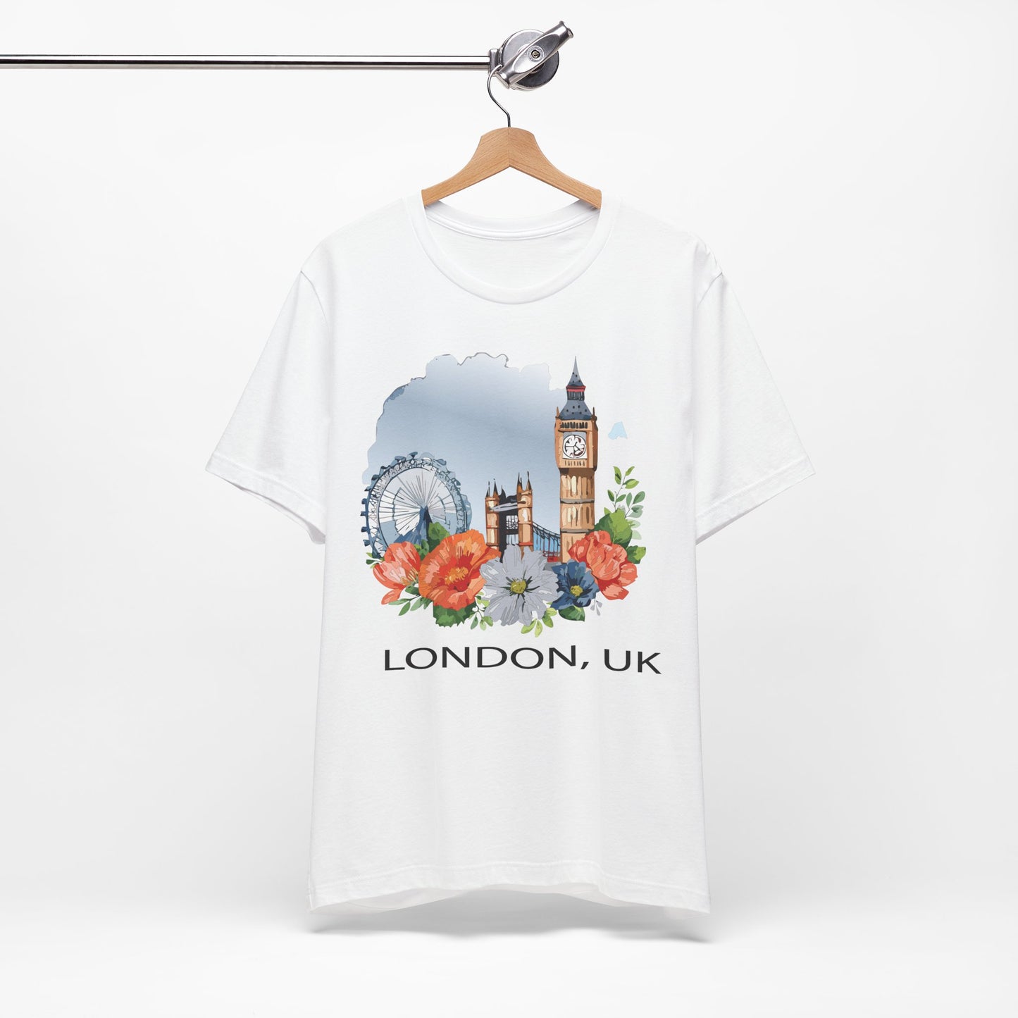 London Shirt, Travel T-Shirt, Tourist Shirts, Tee Shirt with Travel Prints 4
