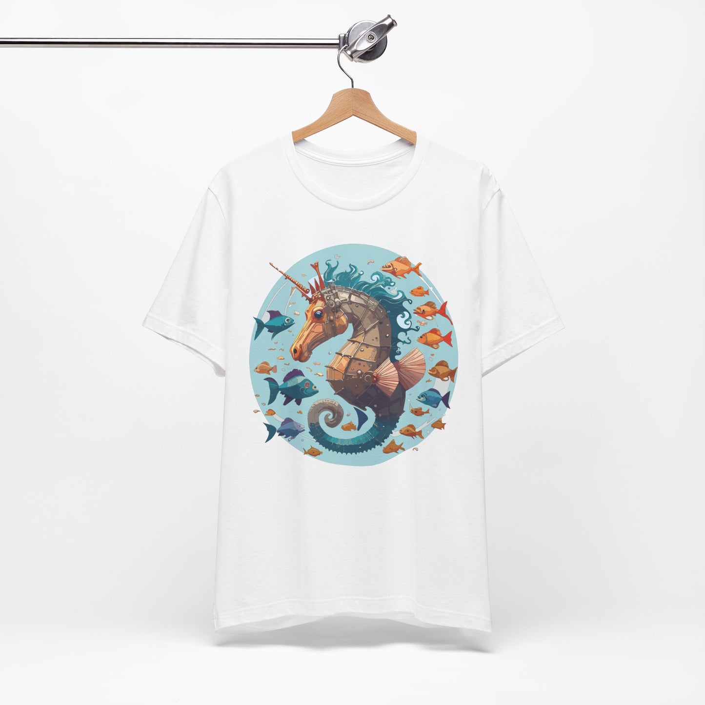 Animals Shirt, Shirt with Seahorse