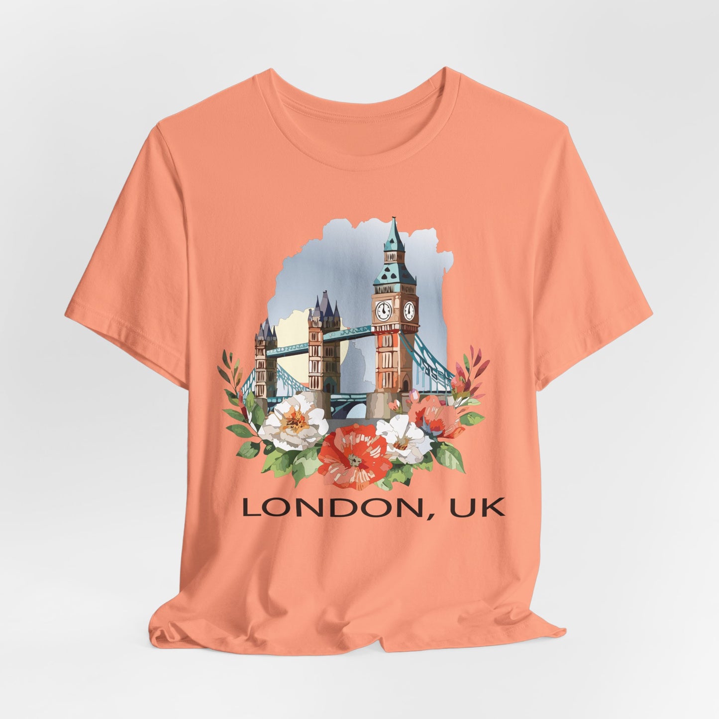 London Shirt, Travel T-Shirt, Tourist Shirts, Tee Shirt with Travel Prints 5
